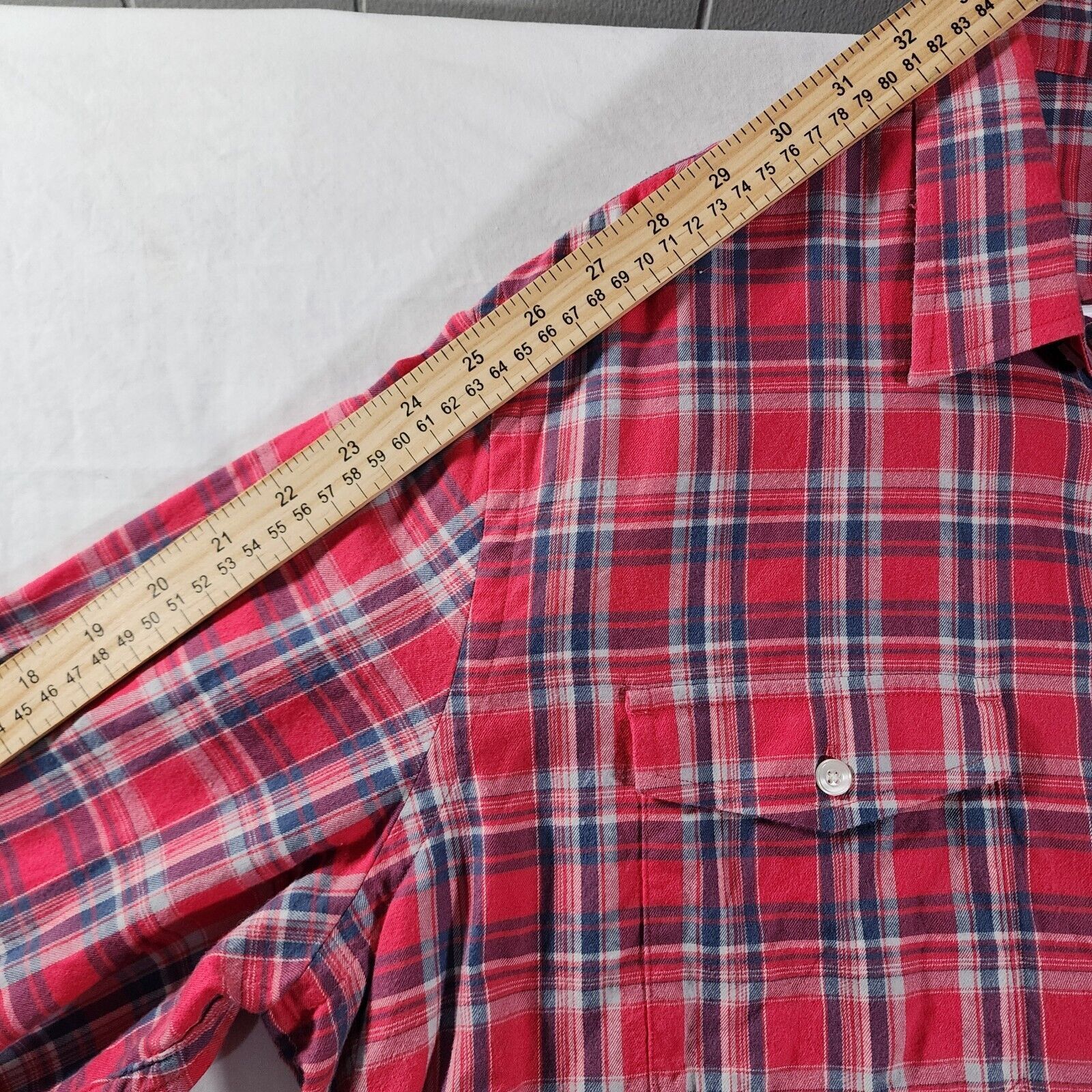 UNTUCKit UNTUCKit Shirt Blue/Red Plaid Mens 2XL XXL 100% Cotton EUC Size US XXL / EU 58 / 5 - 8 Thumbnail