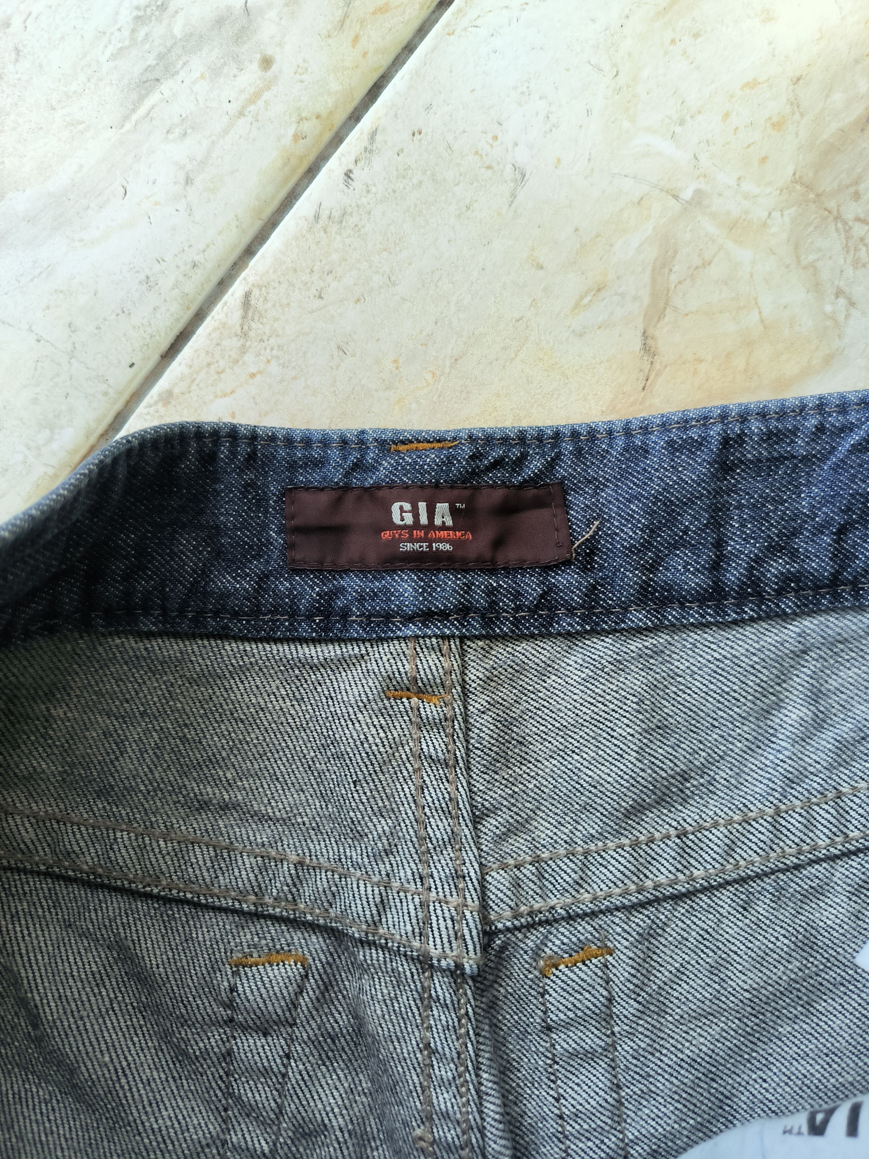 Japanese Brand Vintage 2000s GIA Spell Out Jeans Size US 30 / EU 46 - 4 Thumbnail