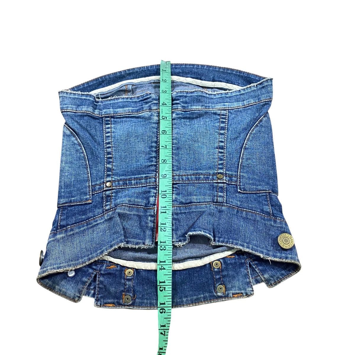 Dsquared2 Dsquared2 Denim Strapless Bustier Corset Style Strapless Size S / US 4 / IT 40 - 11 Thumbnail