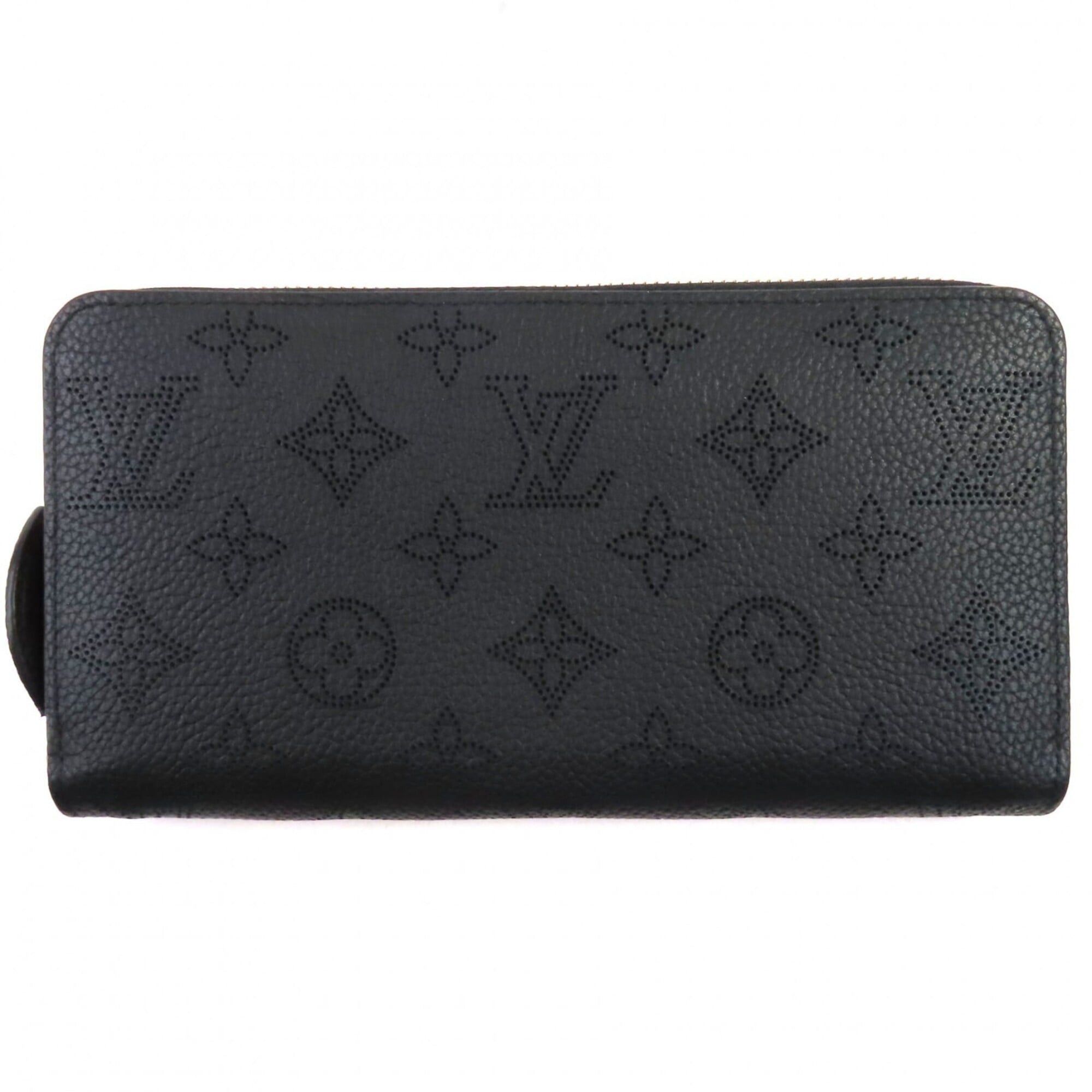 Louis Vuitton LOUIS VUITTON M61867 Zippy Wallet Mahina Noir Monogram Leather Round Zip Long with Box and Dust Bag, Made in France, Women's Size ONE SIZE - 1 Thumbnail