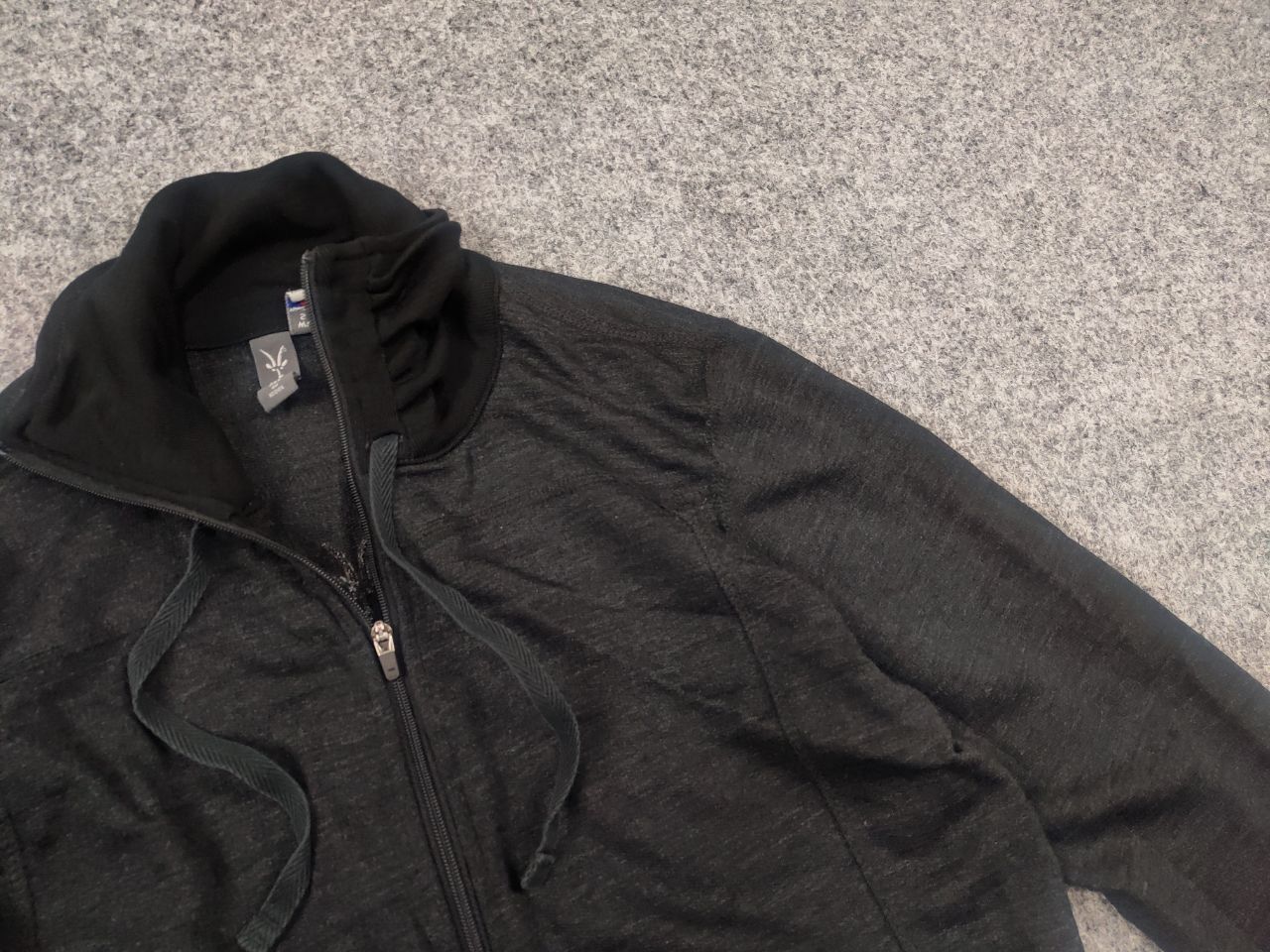 Ibex Ibex Merino wool thermal Pullover Jacket Full Zip Black USA Size S / US 4 / IT 40 - 7 Thumbnail