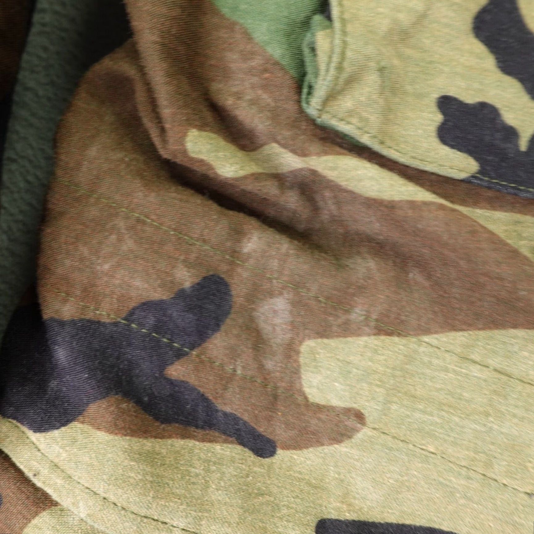 Vintage VINTAGE US Army Jacket Mens Medium Camouflage Coat 80s Military Outdoor Canvas Brown 80s Mens M Jacket Size US M / EU 48-50 / 2 - 6 Thumbnail