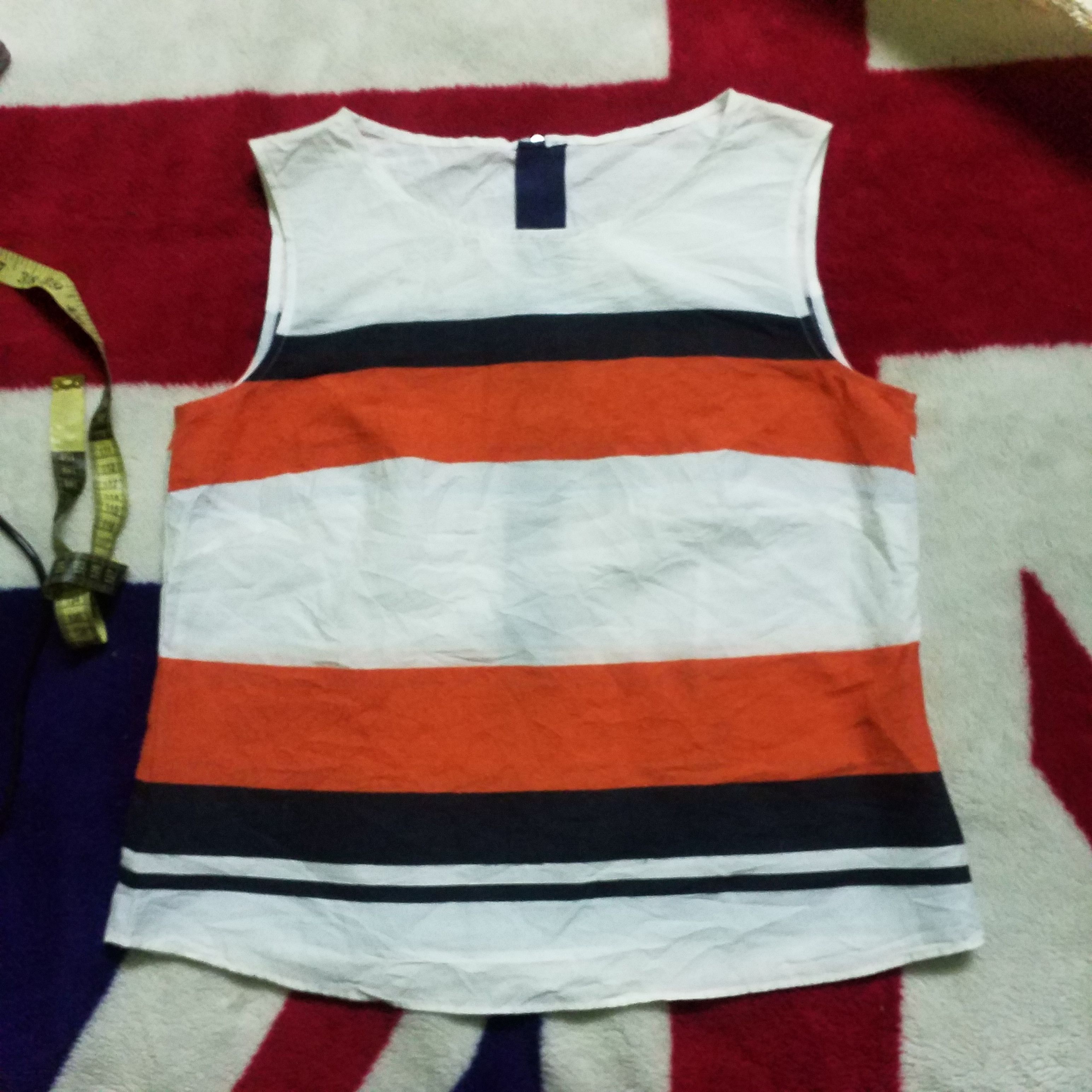 Japanese Brand LAUTRE AMONT TANK TOP STRIPE Size XS / US 0-2 / IT 36-38 - 3 Thumbnail