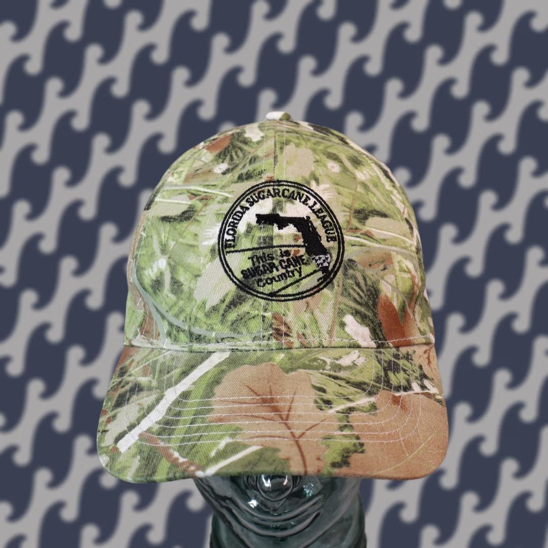 Sugar Florida Sugar Cane Camo Hat Cap Cotton Adjustable Baseball Cap Men Size ONE SIZE - 1 Thumbnail