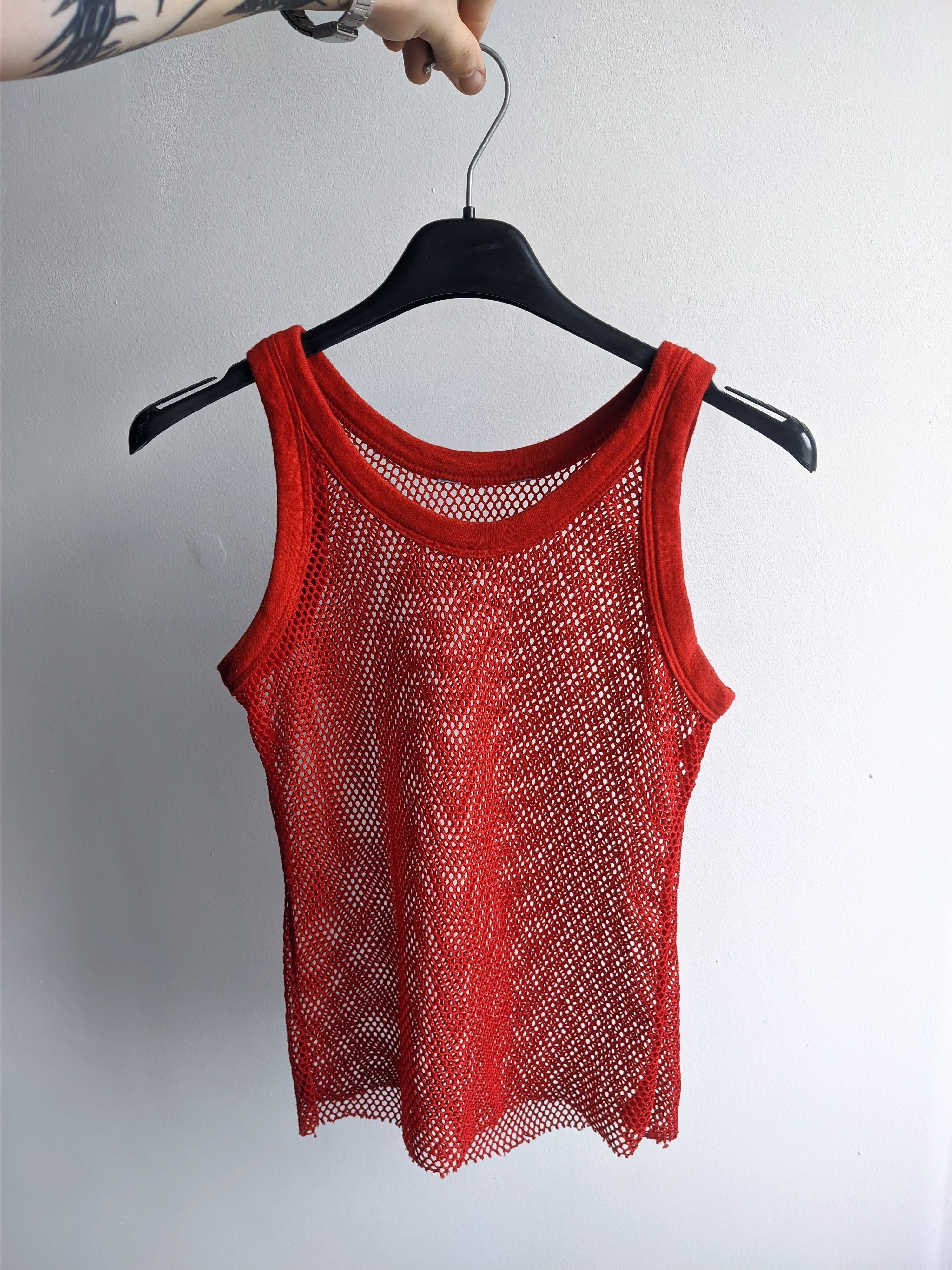 Vintage japanese Vintage Mesh tank top knit y2k Size M / US 6-8 / IT 42-44 - 3 Thumbnail