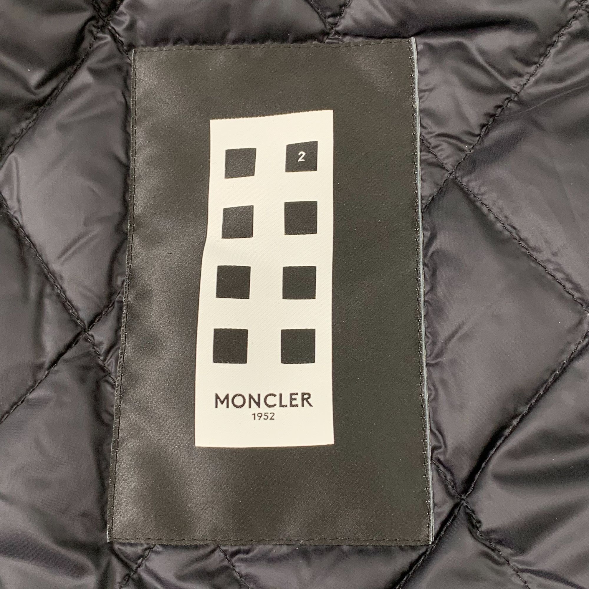 Moncler Moncler Lacaire Series Dark Brown Embroidered Logo Zip-Up Ja Size US XXS / EU 40 - 4 Thumbnail