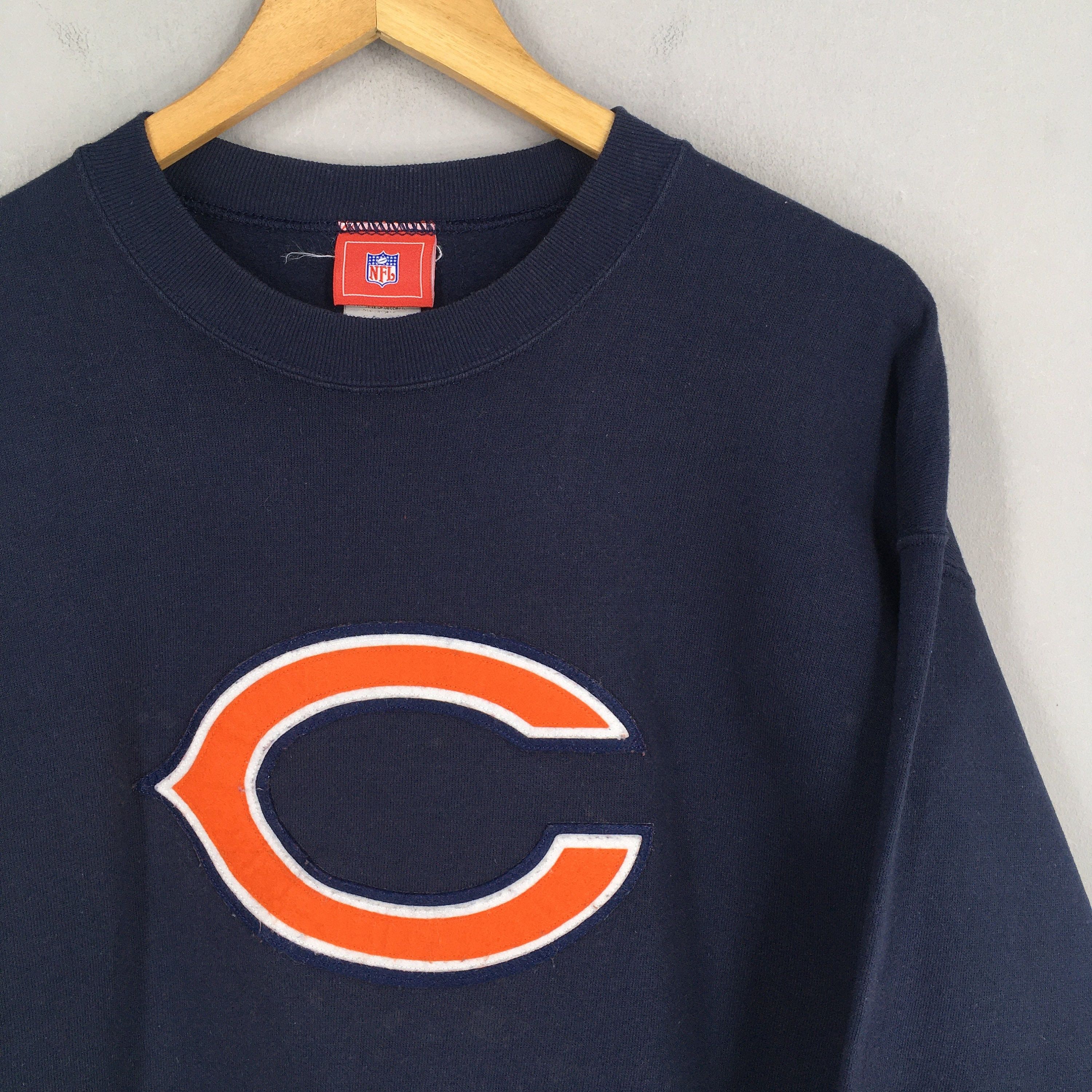 NBA Vintage 90s Chicago Bears Nfl Sweatshirt XLarge Size US XL / EU 56 / 4 - 2 Thumbnail