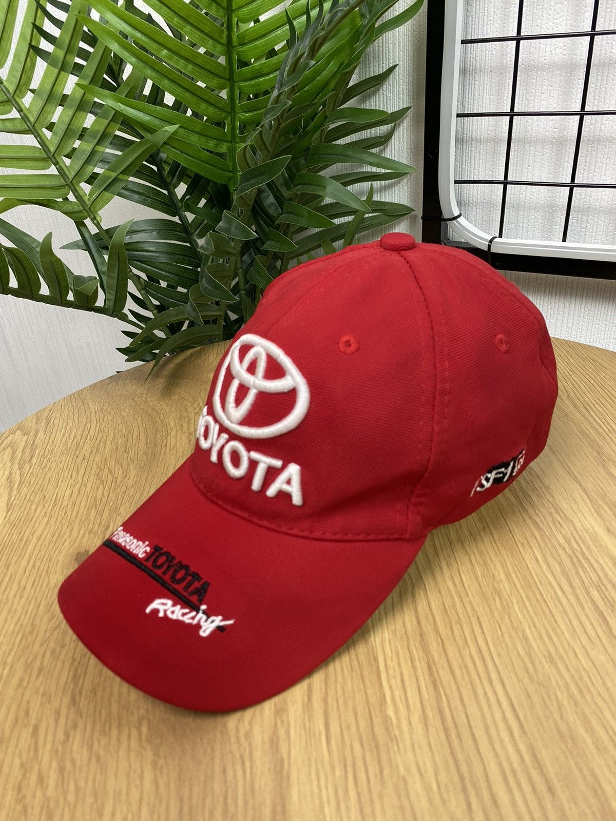 Vintage Vintage Toyota Panasonic Racing Hat F1 Cap Formula Uno OS Size ONE SIZE - 2 Thumbnail