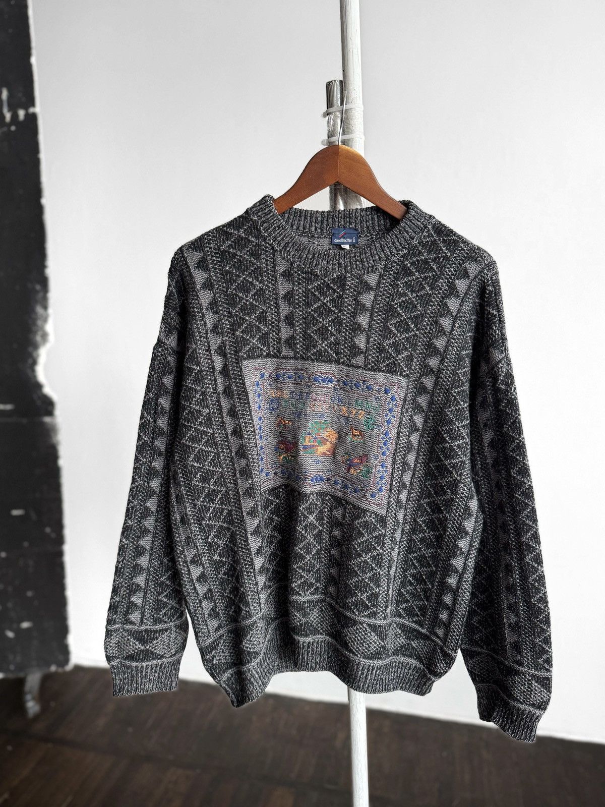 Daniel Hechter Daniel Hechter Paris Vintage Mens Wool Sweater Patterned Size US XL / EU 56 / 4 - 1 Thumbnail