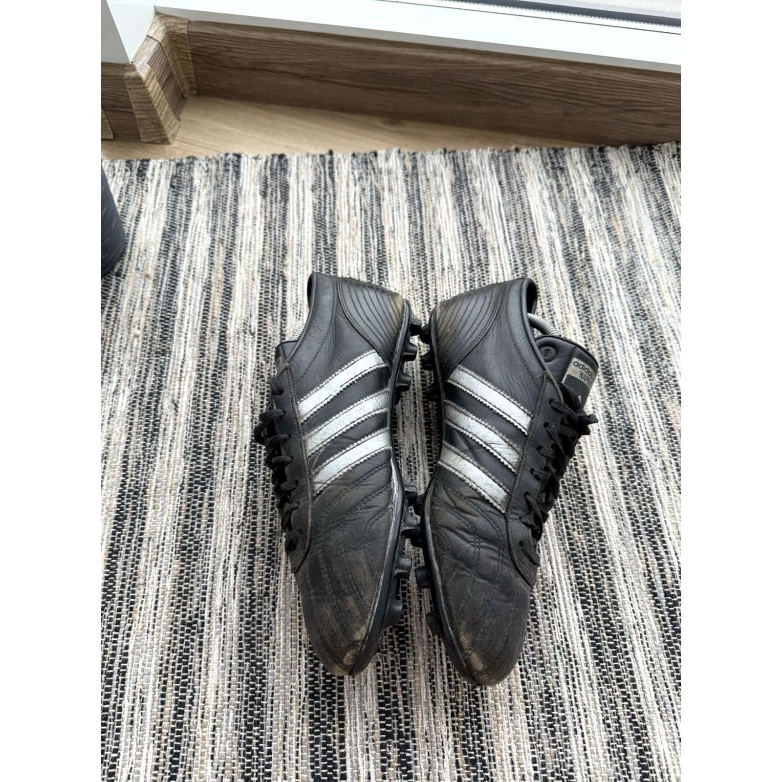 Adidas VINTAGE Adidas Napoli Boots Football US 8 Mens Leather Black 60s 70s FIFA Limited Edition Rare Boots Adidas Napoli Boots Size US 8 / EU 41 - 3 Thumbnail