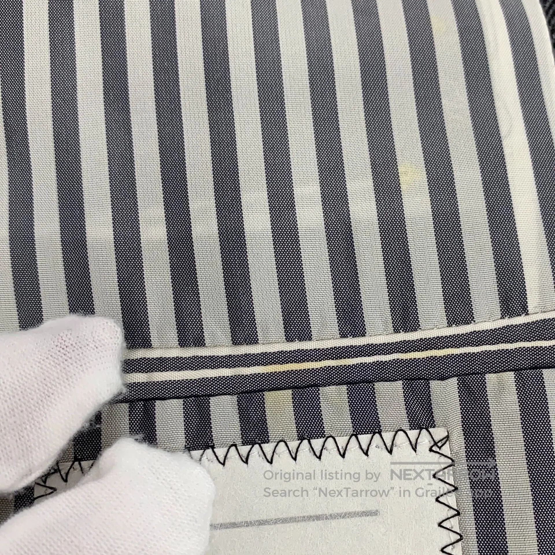 Thom Browne THOM BROWNE Gray Wool Collar Blazer. Size US M / EU 48-50 / 2 - 8 Thumbnail