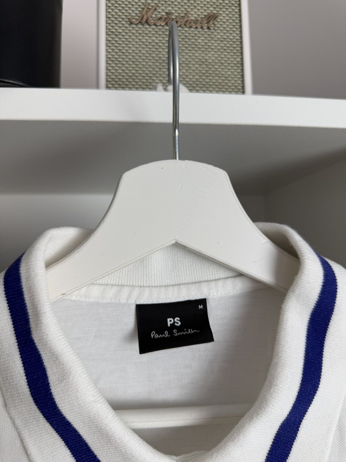 Designer × Paul Smith Paul Smith smile logo basic white polo t-shirt M designer Size US M / EU 48-50 / 2 - 5 Thumbnail