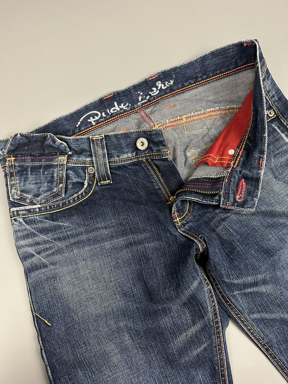 Edwin 🔥Flared🔥 Vintage Edwin Twist Leg With Buckle Back Denim Size US 32 / EU 48 - 11 Thumbnail