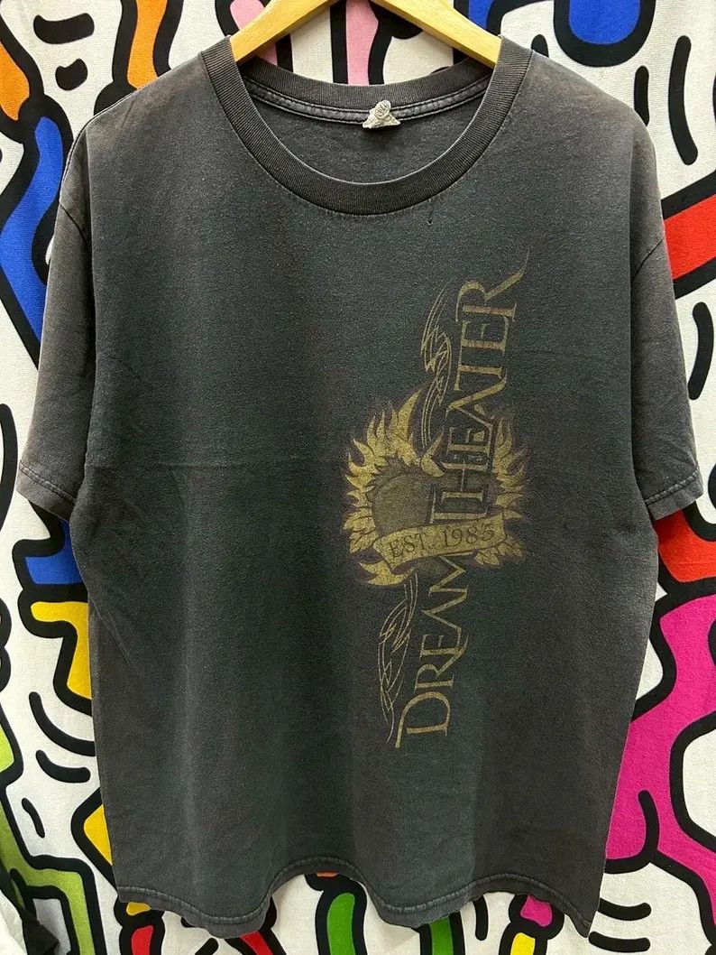 Vintage Vintage 2000s Dream Theater Band tshirt size L (Sun Faded) Size US L / EU 52-54 / 3 - 2 Thumbnail