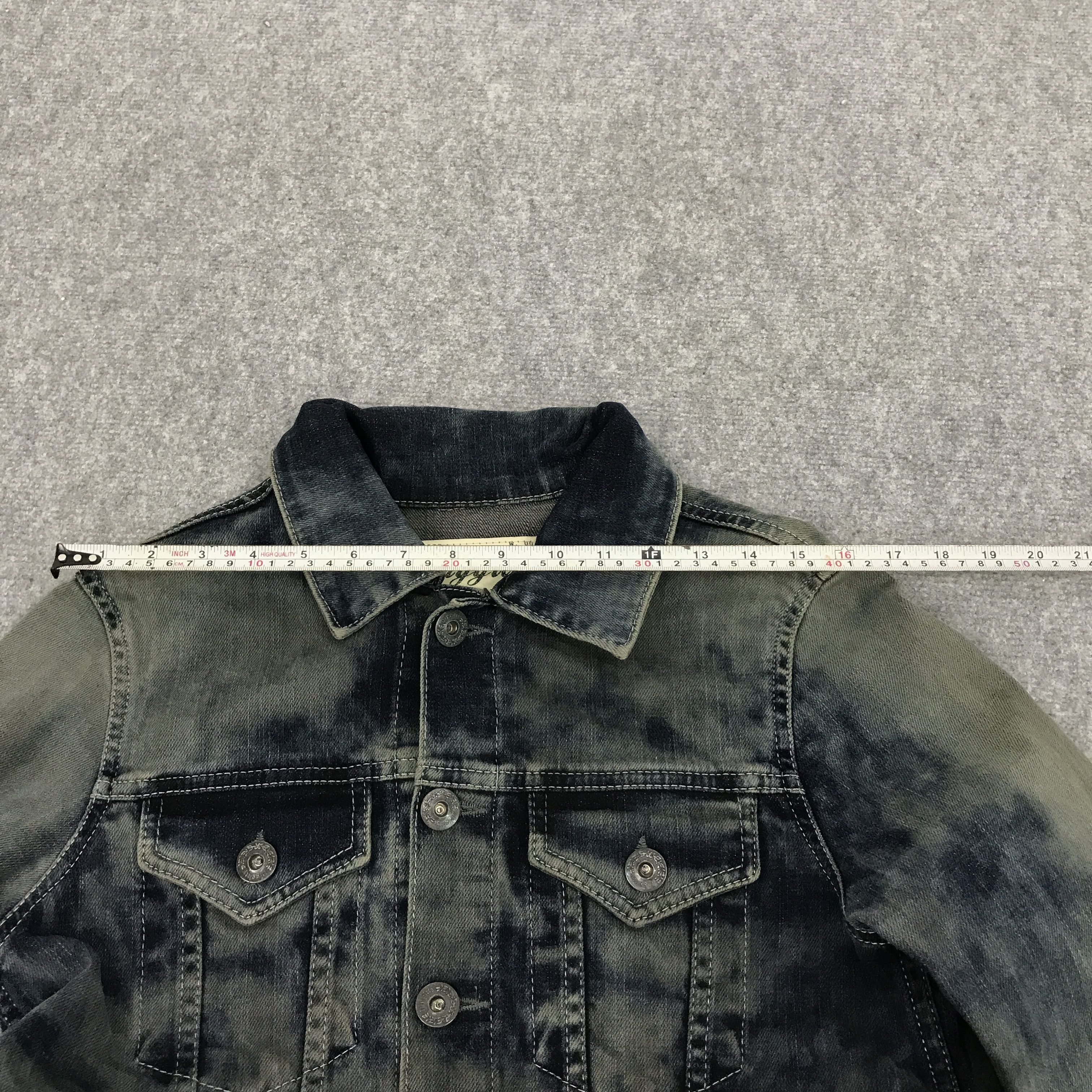 Japanese Brand Diggitty Denim Faded style button jean jacket Size US M / EU 48-50 / 2 - 7 Thumbnail