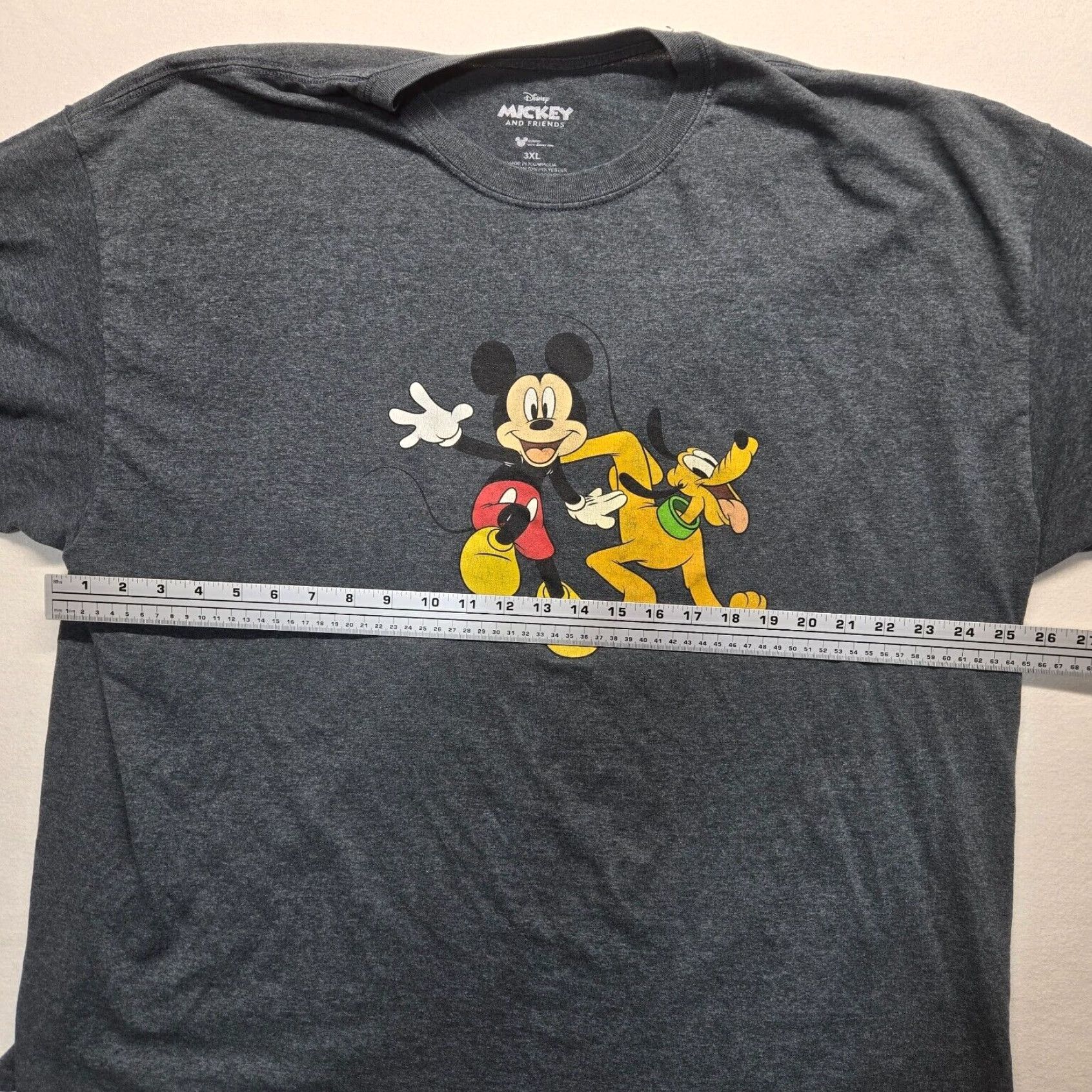 Disney VINTAGE Disney Graphic Print T Shirt Short Sleeve Adult Mens 3XL Gray Size US XXL / EU 58 / 5 - 4 Thumbnail
