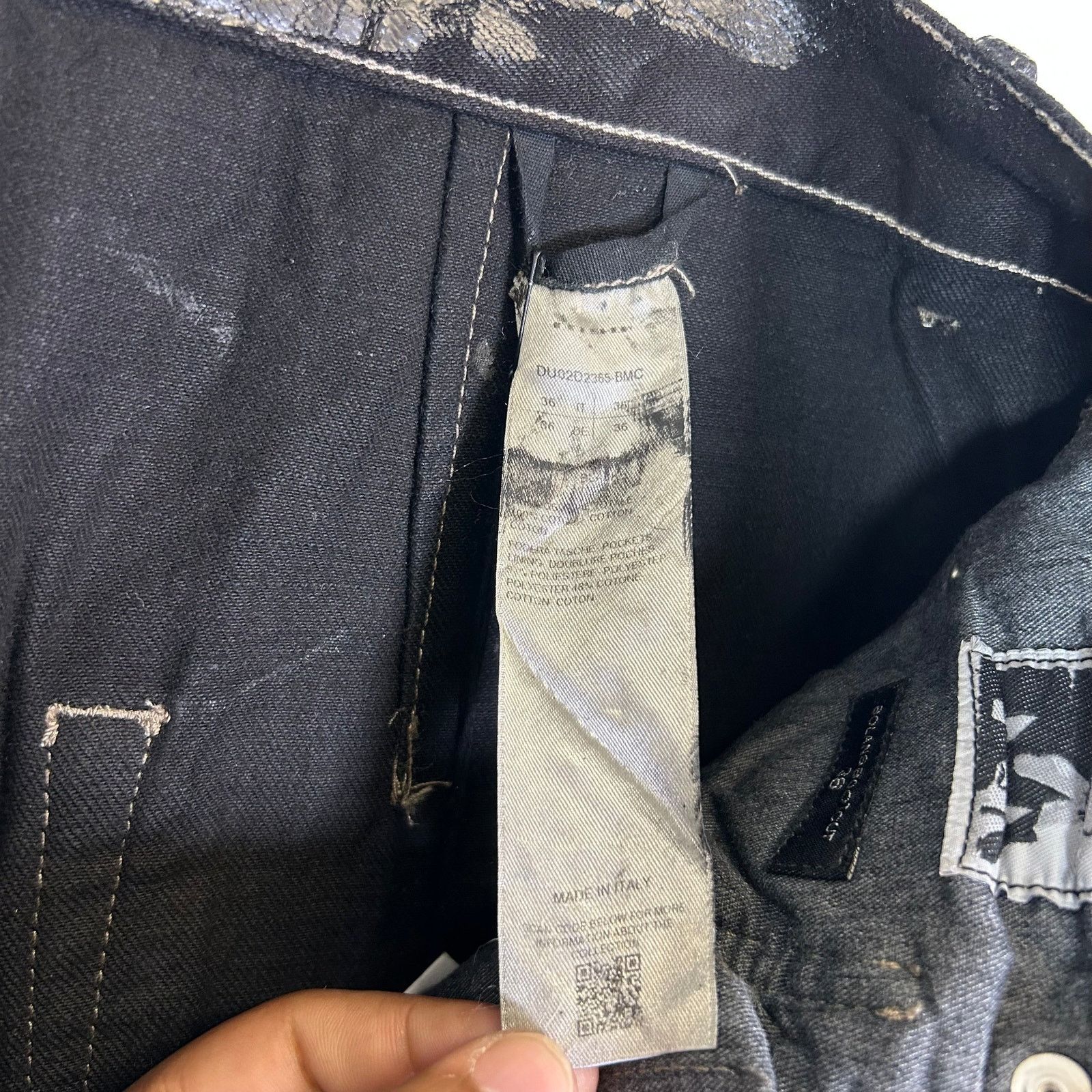 Rick Owens Waxed Crackled-Effect Bolan Bootcut Jeans Size US 36 / EU 52 - 5 Thumbnail