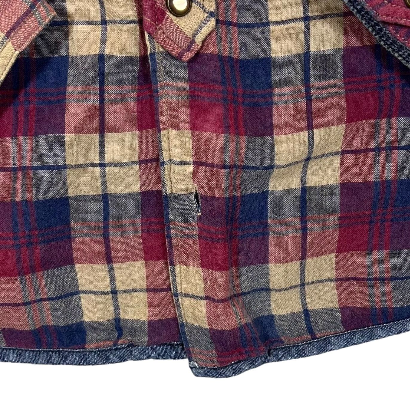 Schott Vintage SCHOTT Rancher Western Plaid Pearl Snap Flannel Shirt Medium Size US M / EU 48-50 / 2 - 6 Thumbnail