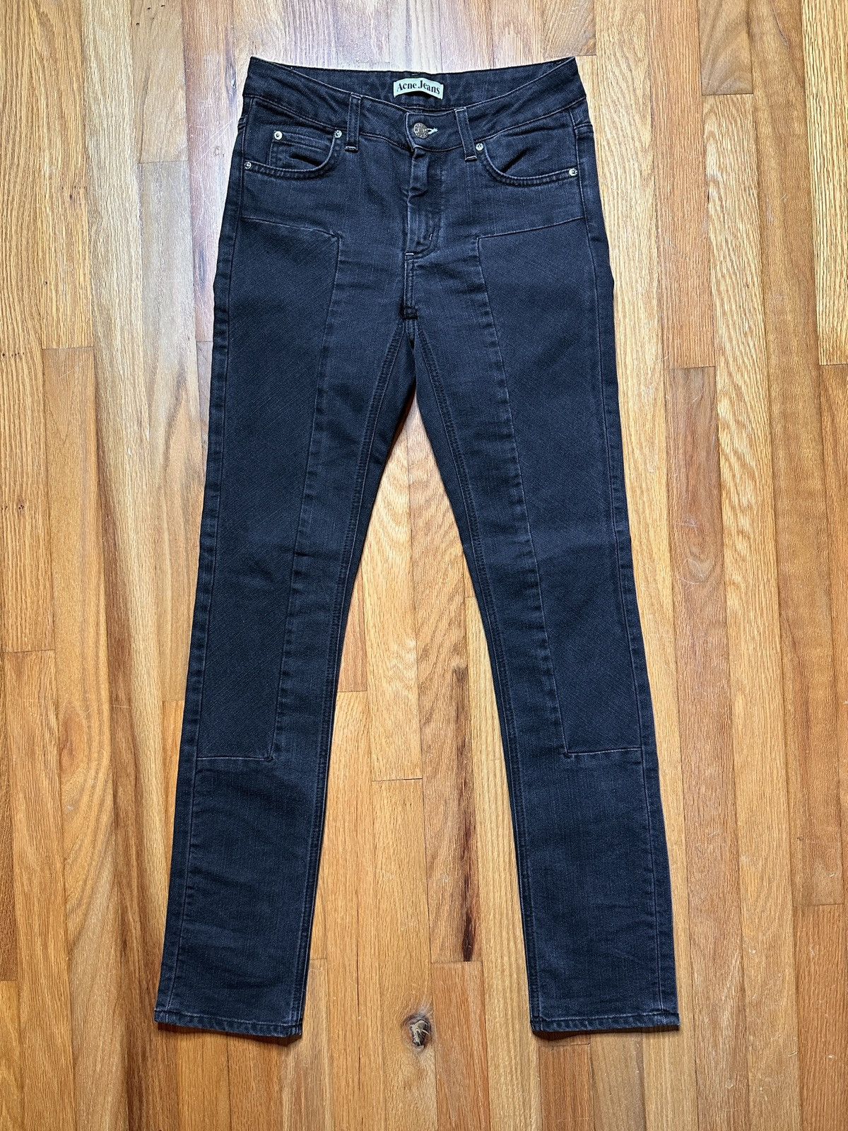 Acne Studios Acne Studios Hex Cut Denim Black Jeans Size US 28 / EU 44 - 1 Thumbnail