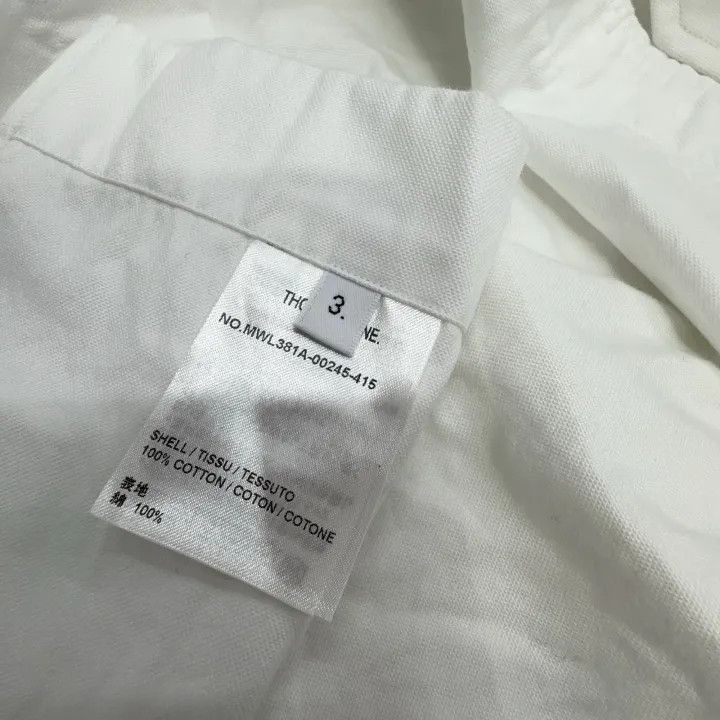 Thom Browne Thom Browne Classic Long Sleeve Shirt White -2507 Size US M / EU 48-50 / 2 - 3 Thumbnail