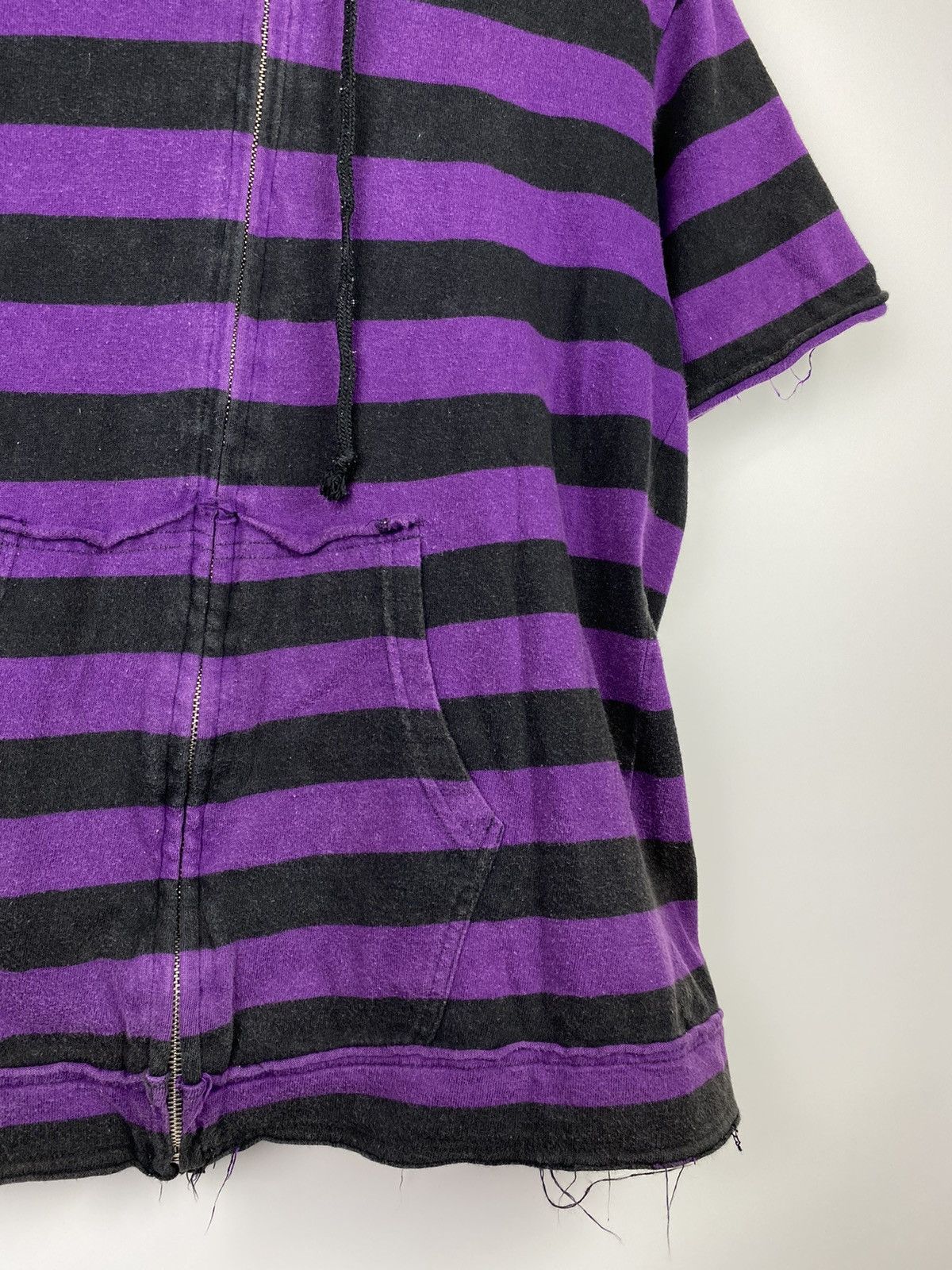 Hysteric Glamour × If Six Was Nine × Japanese Brand pincponc stripe short hoodie ifsixwasnine style punkgoth Size US M / EU 48-50 / 2 - 10 Thumbnail