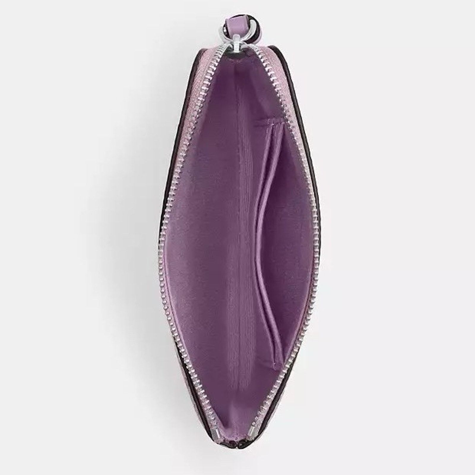 Coach NWT Coach Corner Zip Wristlet CBP28 Purple Floral Canvas Size ONE SIZE - 5 Thumbnail