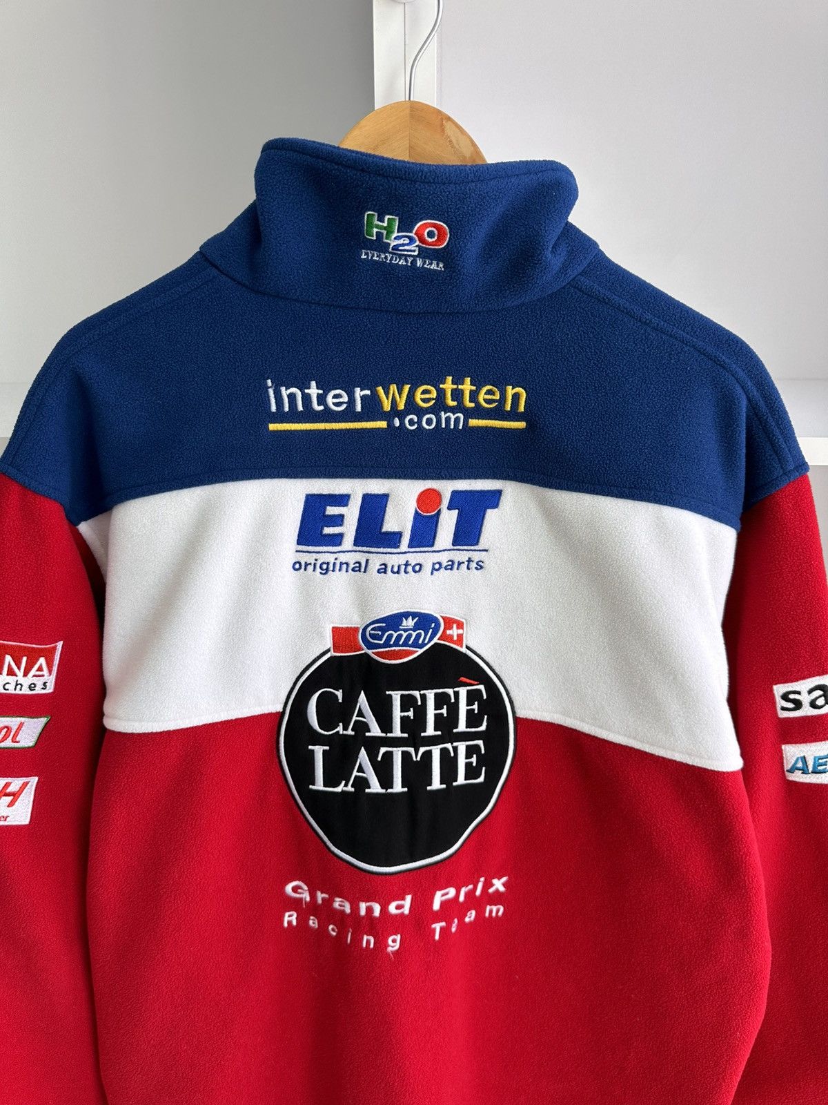 Honda Vintage Honda Caffe Latte Grand Prix Racing Team Jacket Size US XL / EU 56 / 4 - 6 Thumbnail