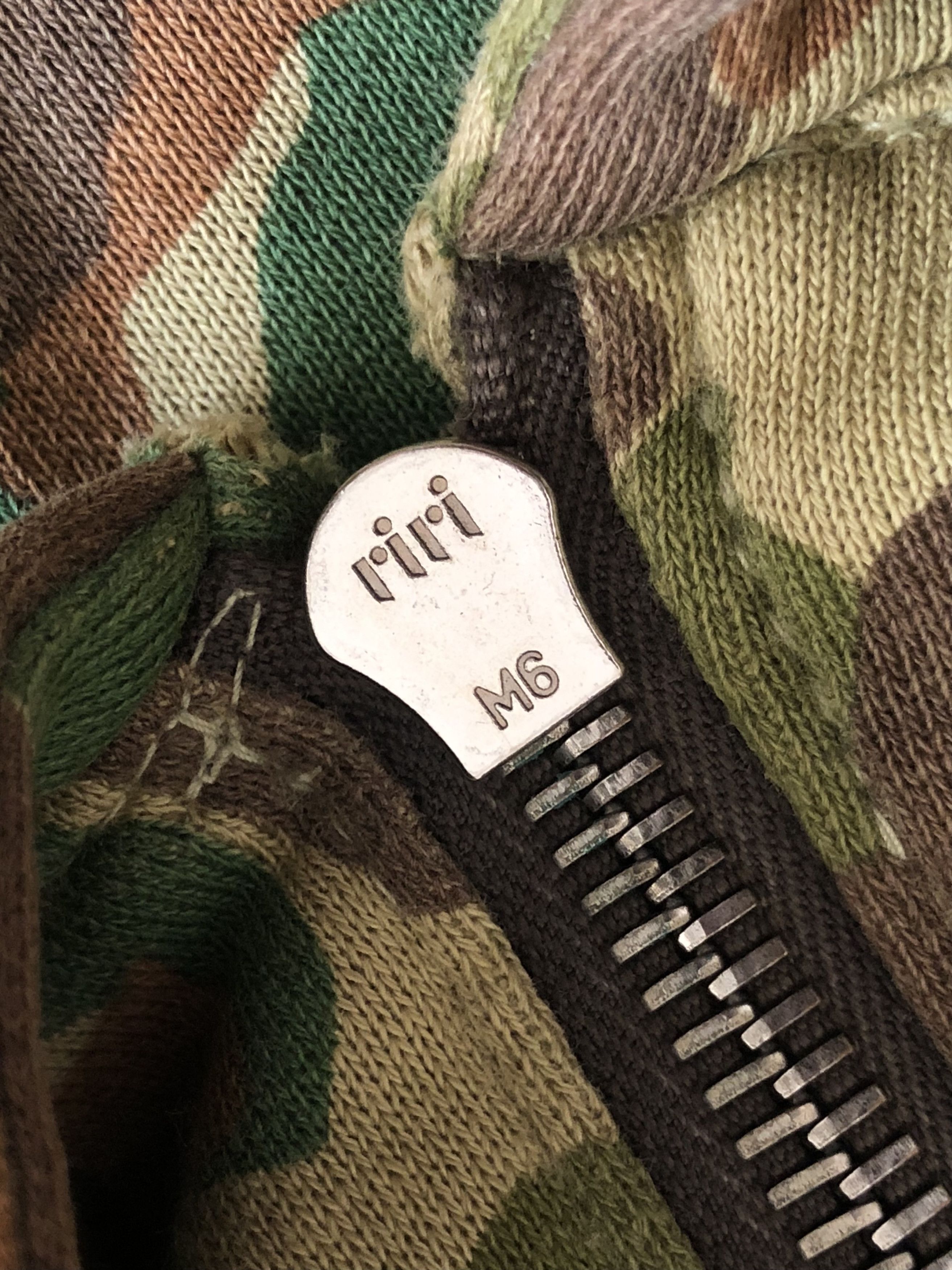 Japanese Brand RARE🔥JAPAN’S RICO FROGSKIN CAMO RIRI ZIPPER HOODIE Size US L / EU 52-54 / 3 - 9 Thumbnail