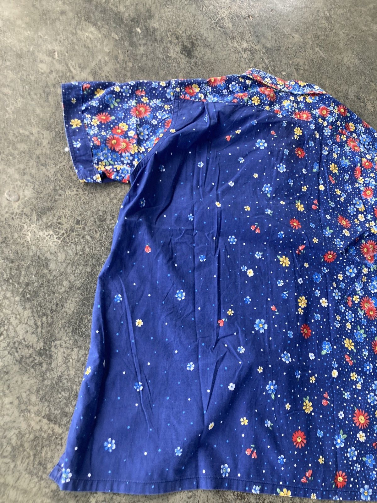 Engineered Garments Engineered Garments Floral Motif Print Blue Buttons Ups Size M / US 6-8 / IT 42-44 - 12 Thumbnail