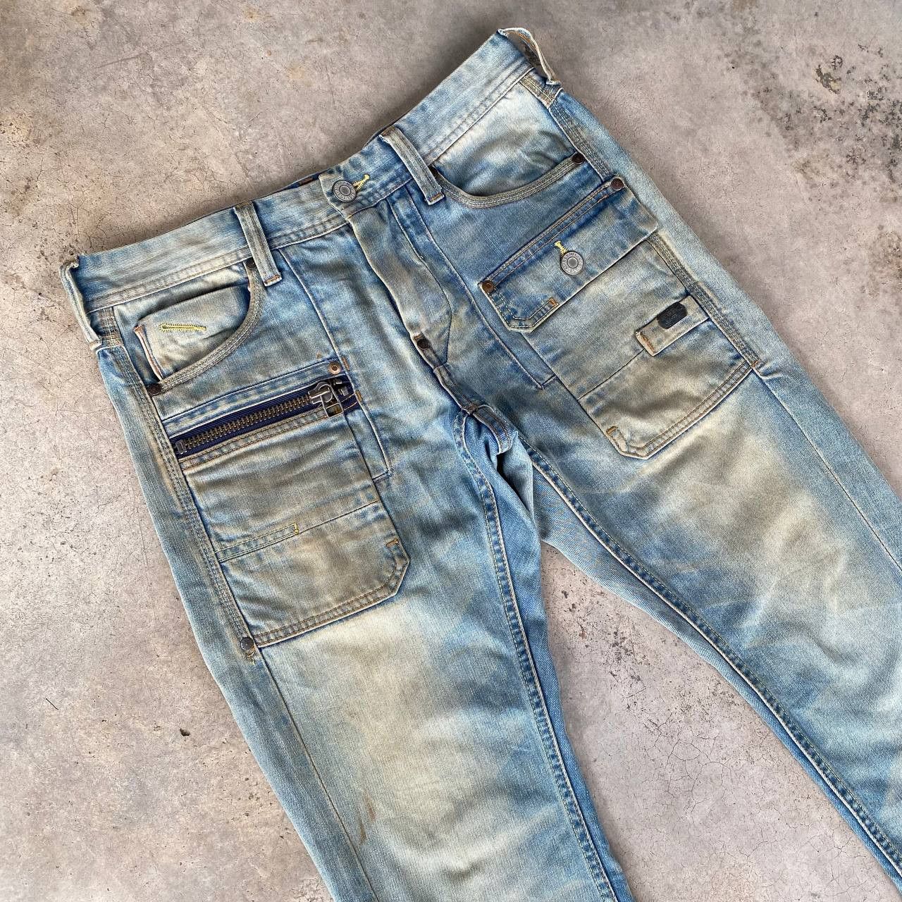 Avirex VINTAGE AVIREX BUSHPANT DENIM RUSTY WASH DIRTY STRAIGHT LEG Size US 30 / EU 46 - 4 Thumbnail