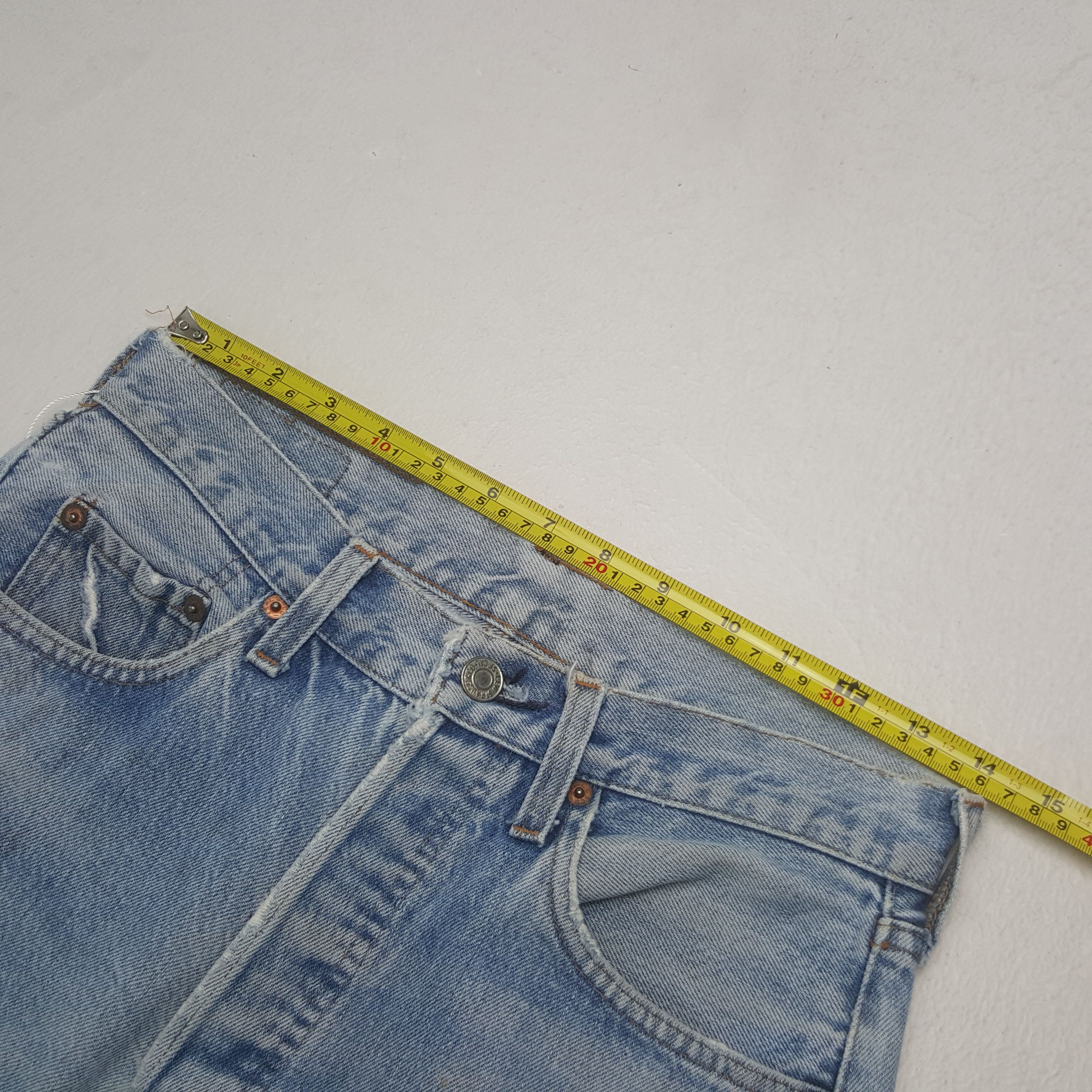 Levi's Vintage Levi's 501 Selvedge Grunge Denim Jeans C297N11 Size US 28 / EU 44 - 10 Thumbnail