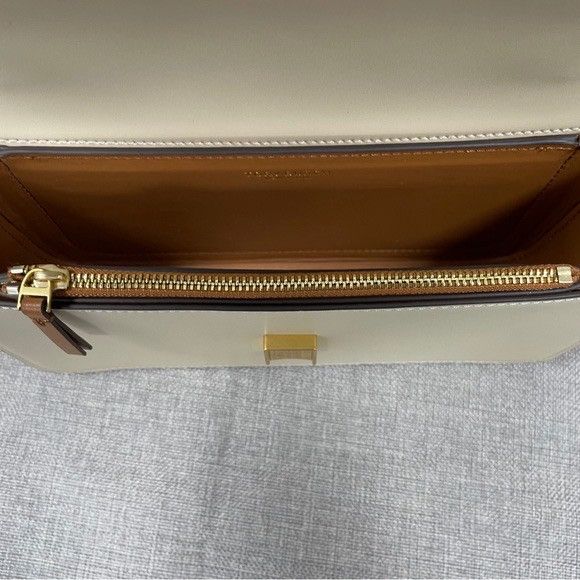 Tory Burch TORY BURCH Eleanor New Cream Small Convertible Shoulder Bag Size ONE SIZE - 7 Thumbnail