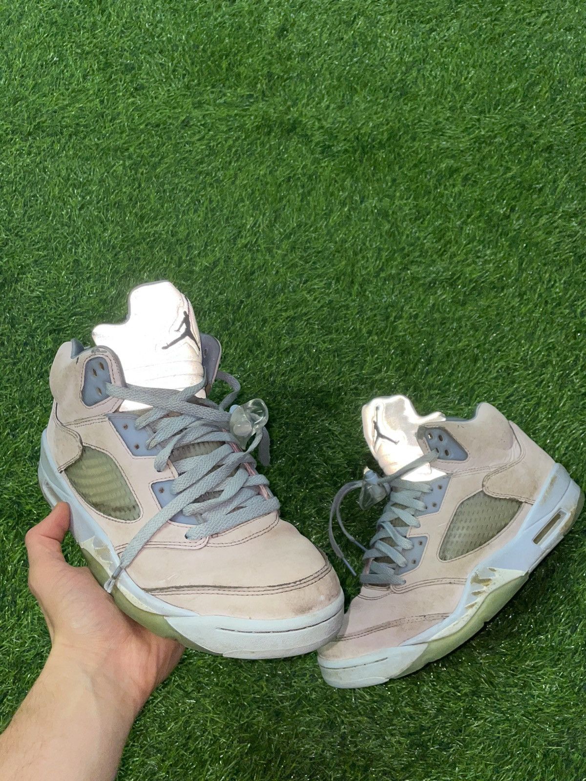 Jordan Brand Nike Air Jordan 5 Easter Size 9 Size US 9 / EU 42 - 1 Thumbnail