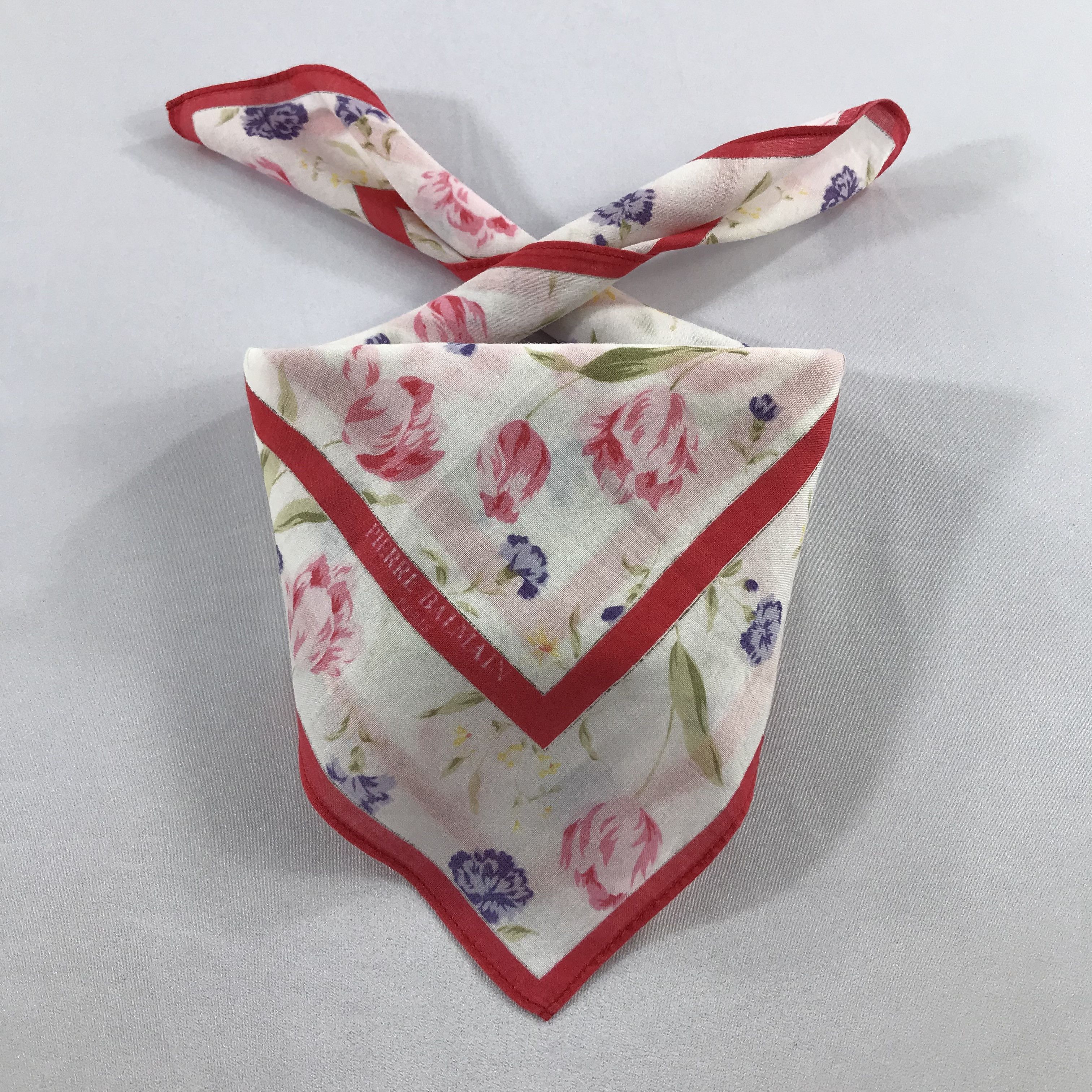 Pierre Balmain × Vintage Pierre Balmain Bandana / Handkerchief / Neckerchief - S2425 Size ONE SIZE - 3 Thumbnail