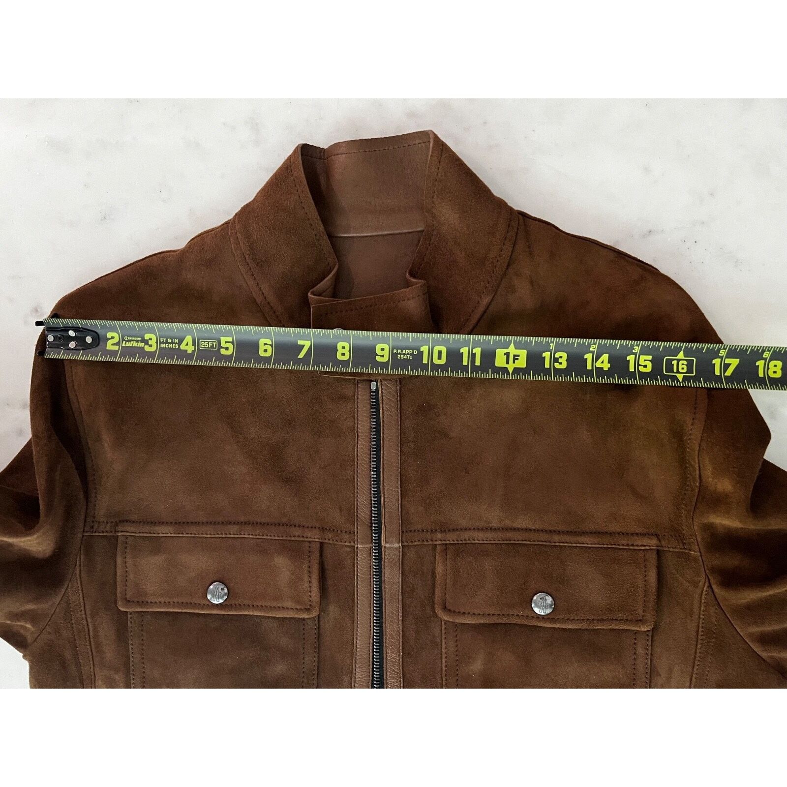 Moncler $3660 Moncler Courry Suede Biker Jacket Brown Men Size 2 NEW Size US M / EU 48-50 / 2 - 14 Thumbnail