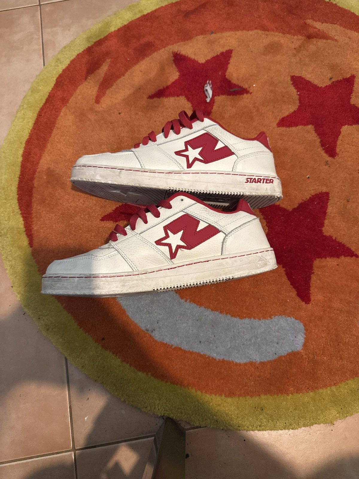 Starter Starter lfs 1 low top cream and red Size US 11 / EU 44 - 6 Thumbnail
