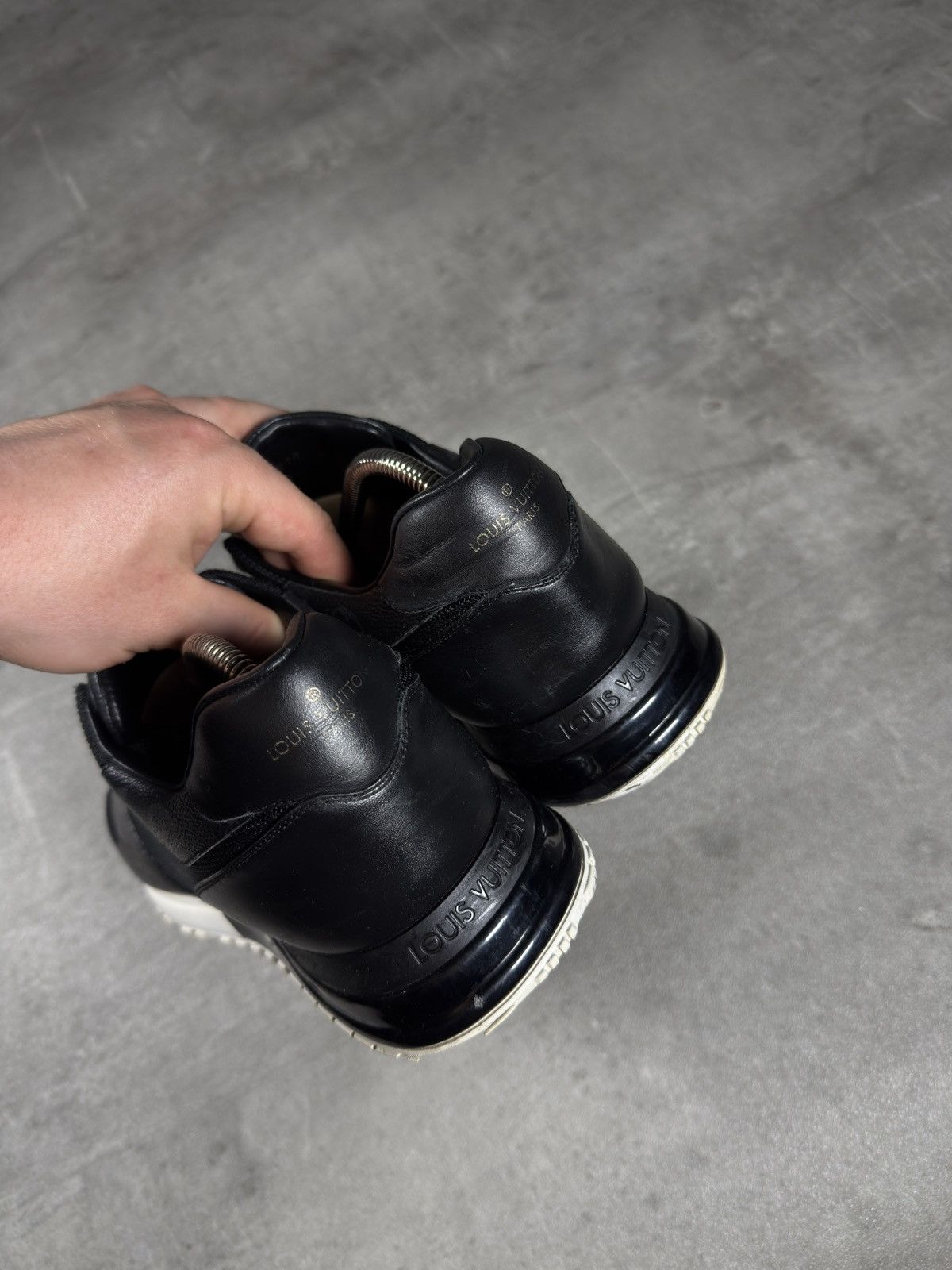 Louis Vuitton Louis Vuitton Run Away Sneakers – Black / White Size US 10.5 / EU 43-44 - 5 Thumbnail