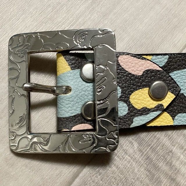 Bape BAPE New multi camo leather belt cotton candy camo NIGO Size ONE SIZE - 3 Thumbnail