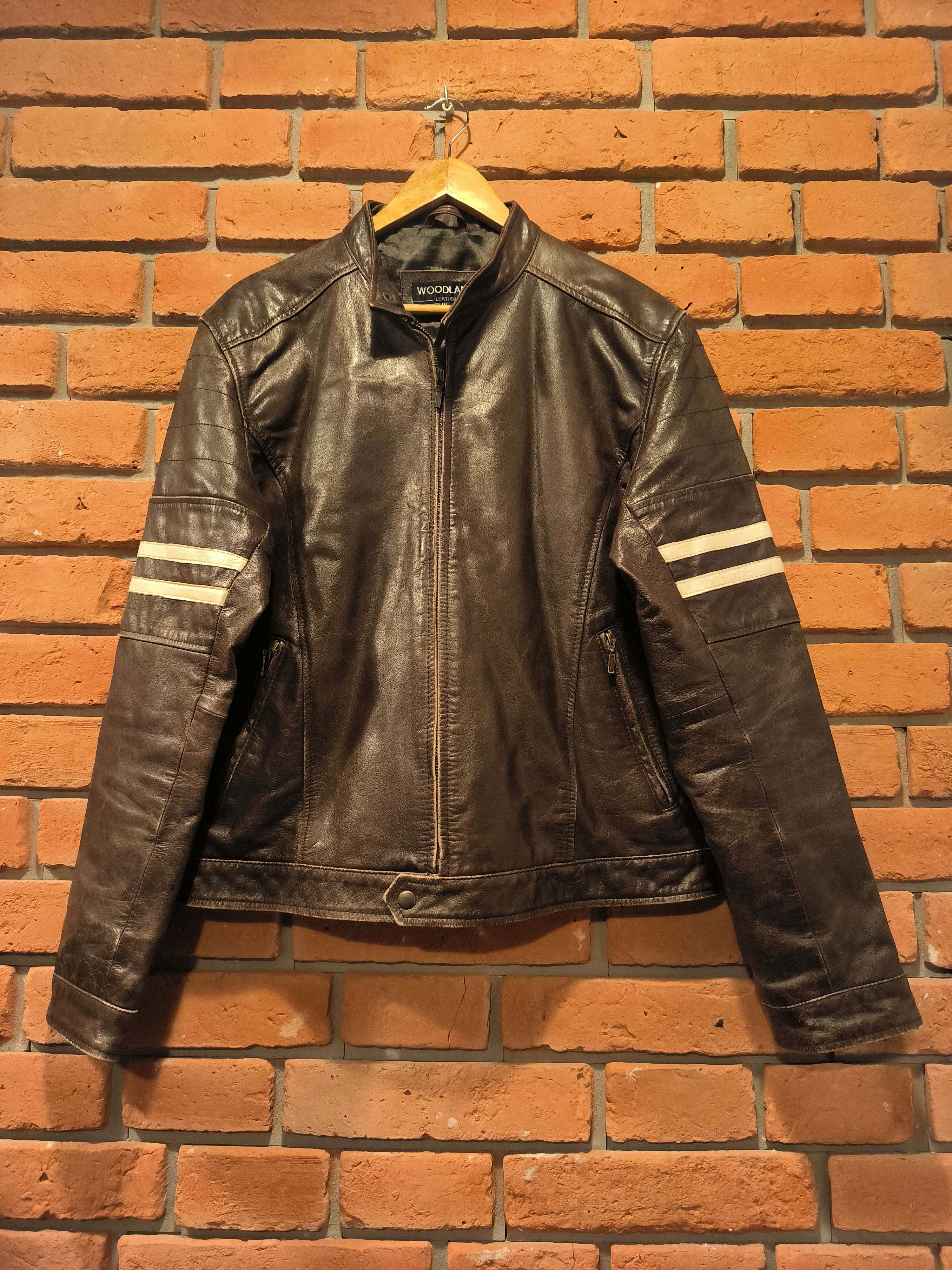 Vintage × Woodlands Vintage Woodland Brown Leather Jacket Size US M / EU 48-50 / 2 - 1 Thumbnail
