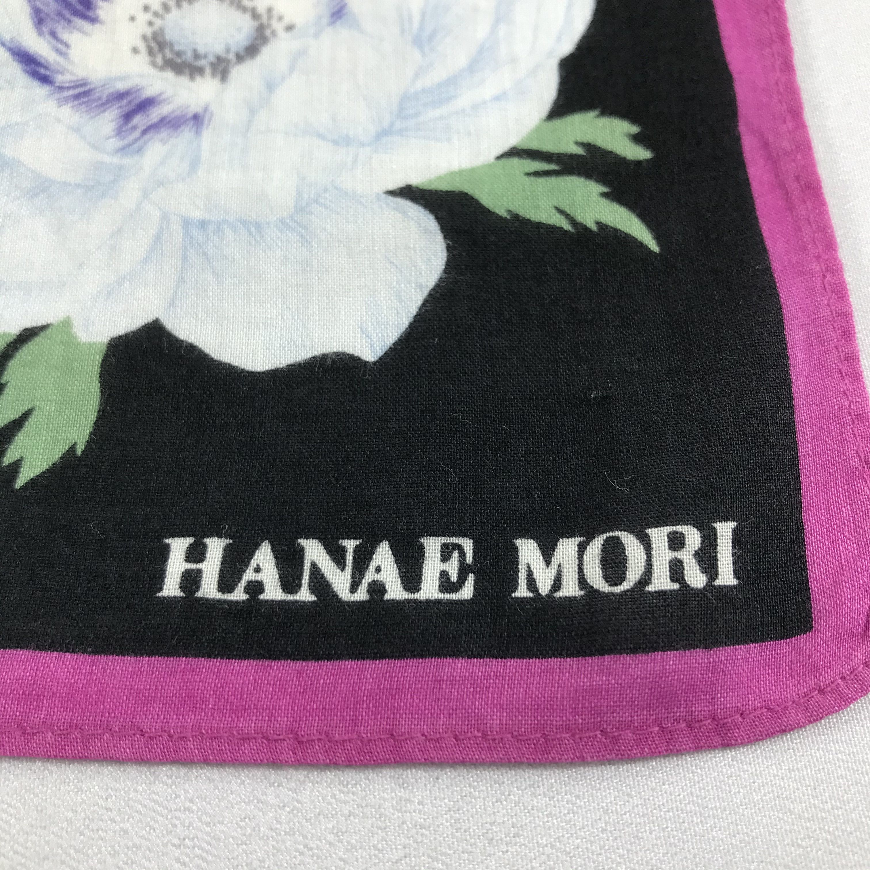 Hanae Mori Hanae Mori Floral Handkerchief Neckerchief Bandana H997 Size ONE SIZE - 3 Thumbnail
