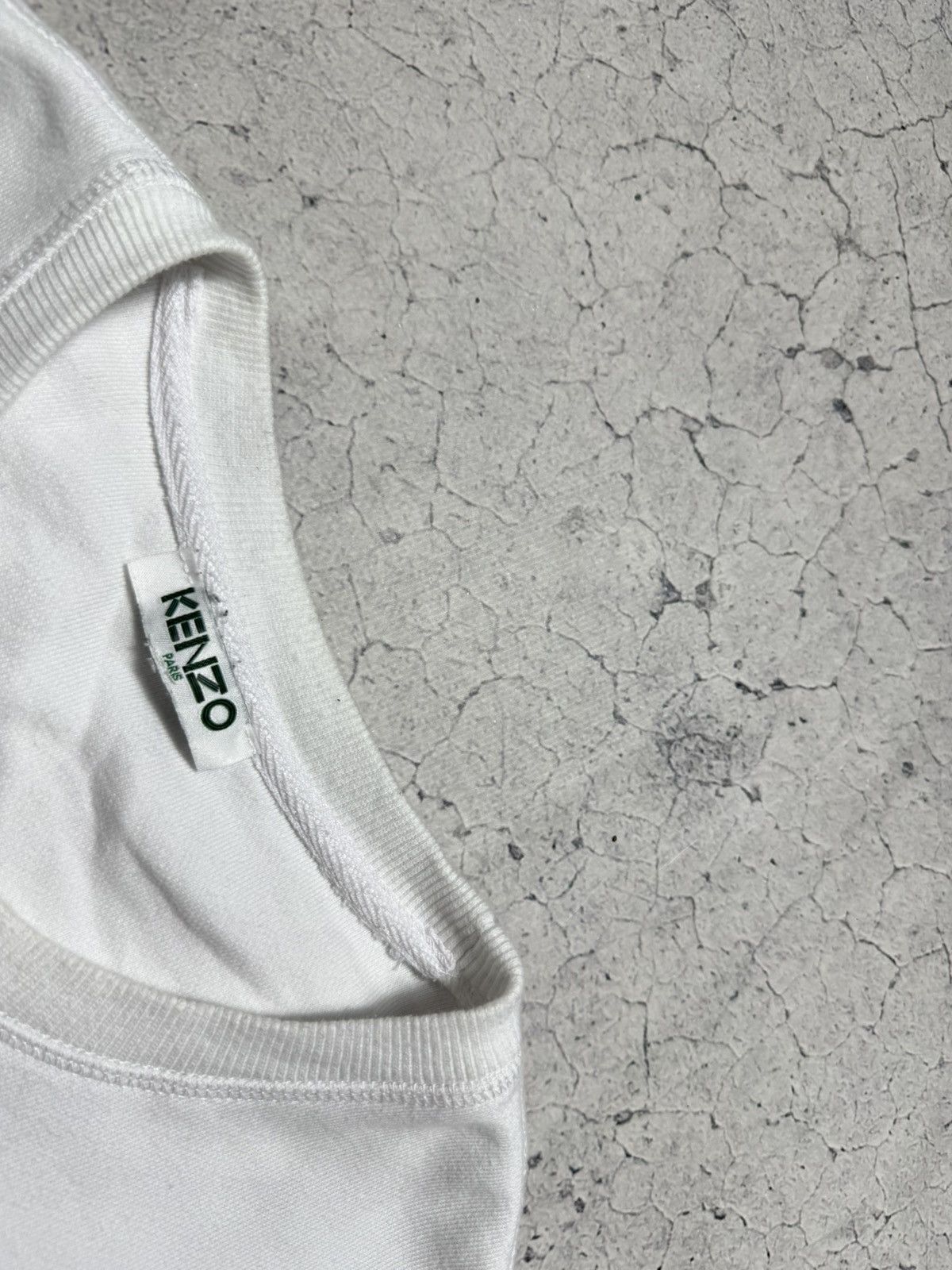 Kenzo Kenzo Eyes Luxury White Sweatshirt Big Logo Rare Size US S / EU 44-46 / 1 - 6 Thumbnail