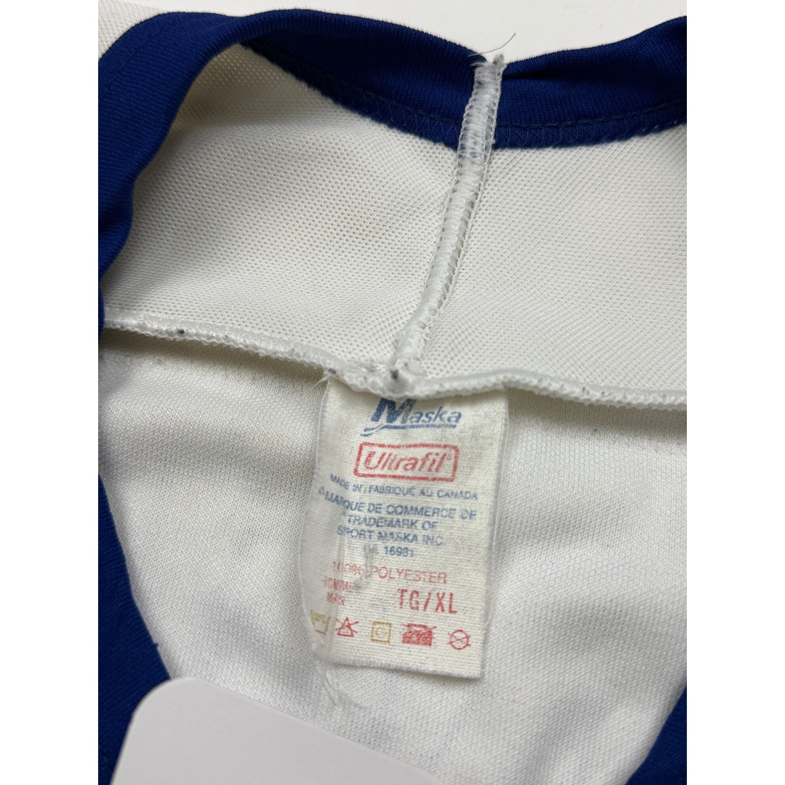 Vintage Vintage Yanic Perreault #44 Toronto MapleJersey Size XL Size US XL / EU 56 / 4 - 3 Thumbnail
