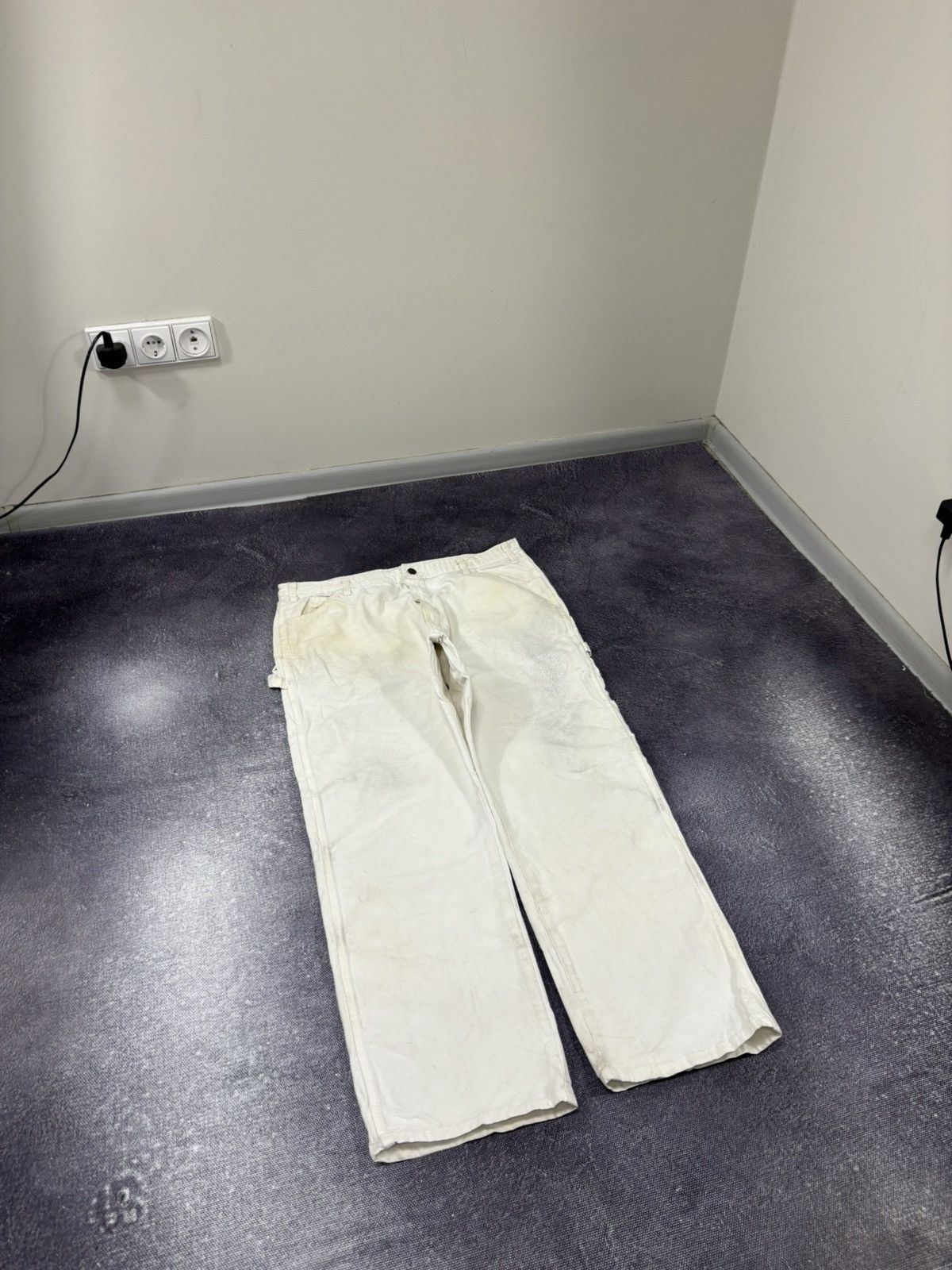 Dickies Vintage Dickies USA White Work Carpenter Hype Baggy Pants Size US 38 / EU 54 - 9 Thumbnail