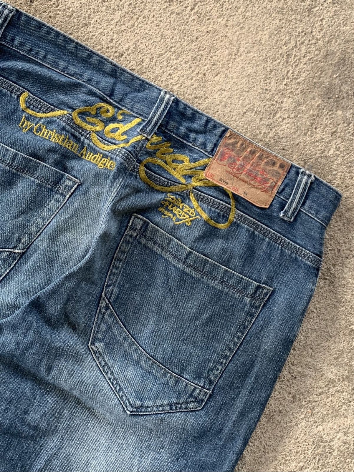 Ed Hardy × Vintage Vintage edhardy denim jeans Size US 38 / EU 54 - 2 Thumbnail