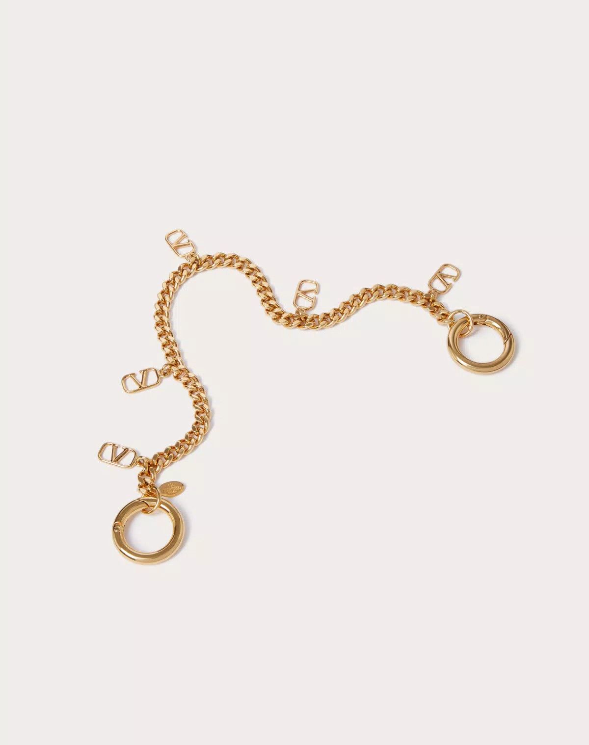 Valentino o1s1wg110426 Size: OS / Vlogo Signature Metal Charm in Gold Size ONE SIZE - 1 Thumbnail