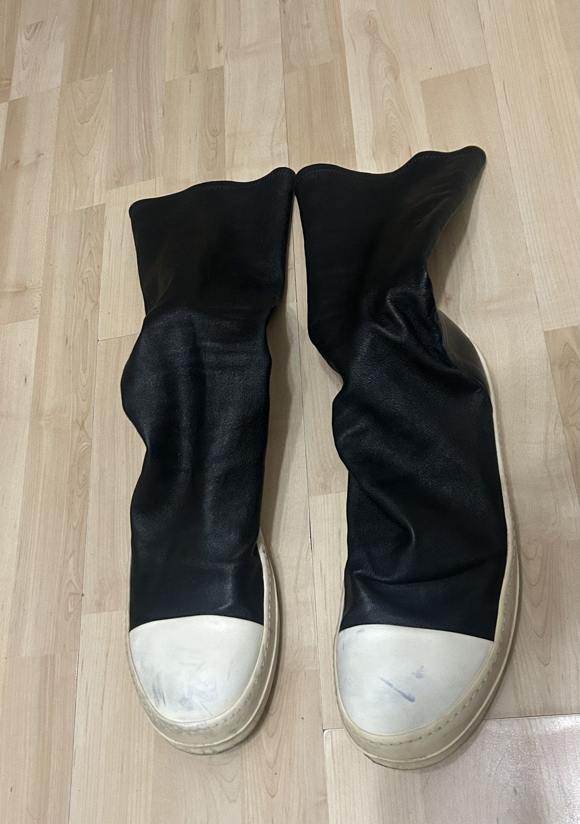 Rick Owens Rick Owens Sock Ramones leather Size US 11 / EU 44 - 3 Thumbnail