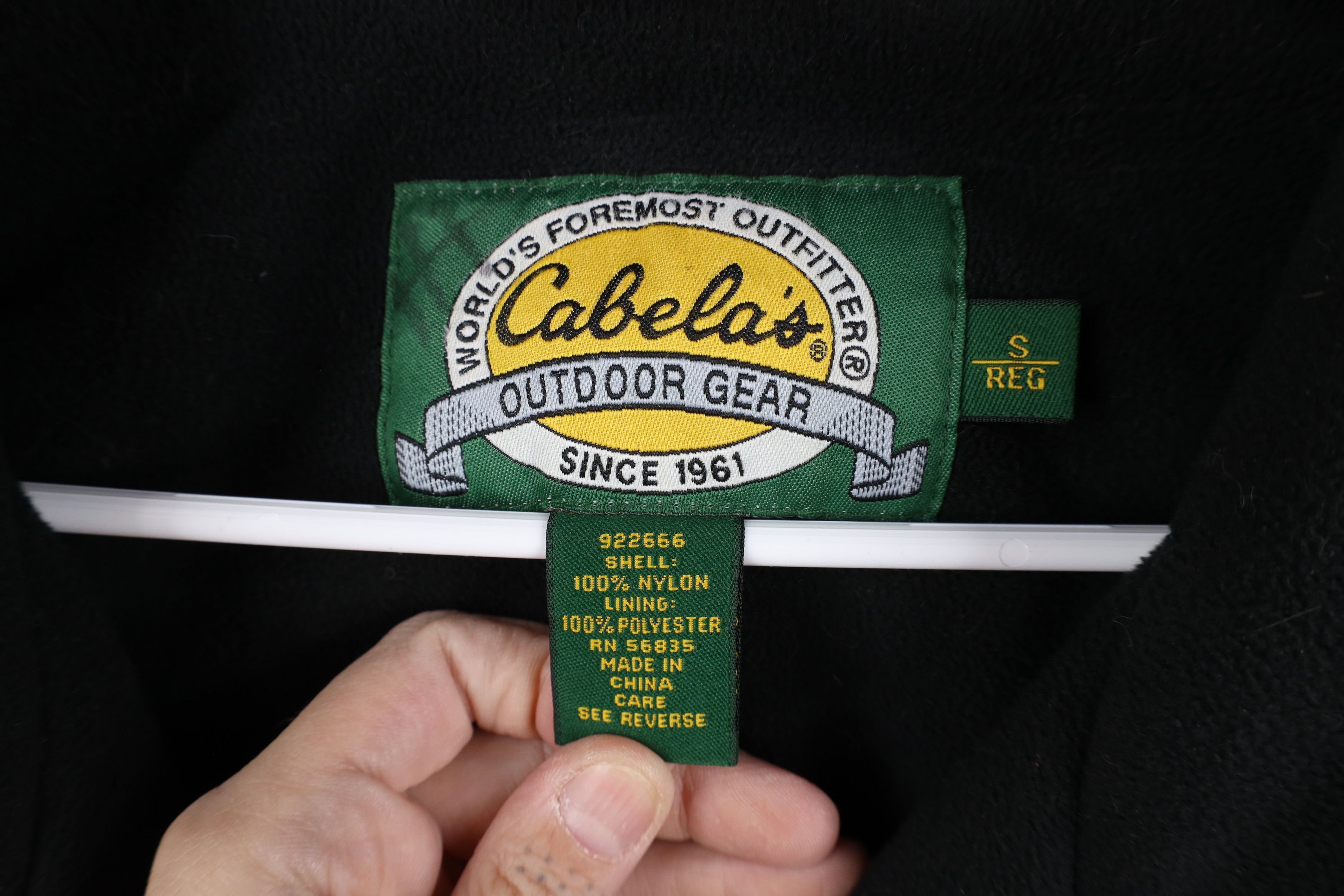 Cabelas Vintage Cabelas Spell Out Fleece Lined Bomber Jacket Red Size US S / EU 44-46 / 1 - 9 Thumbnail
