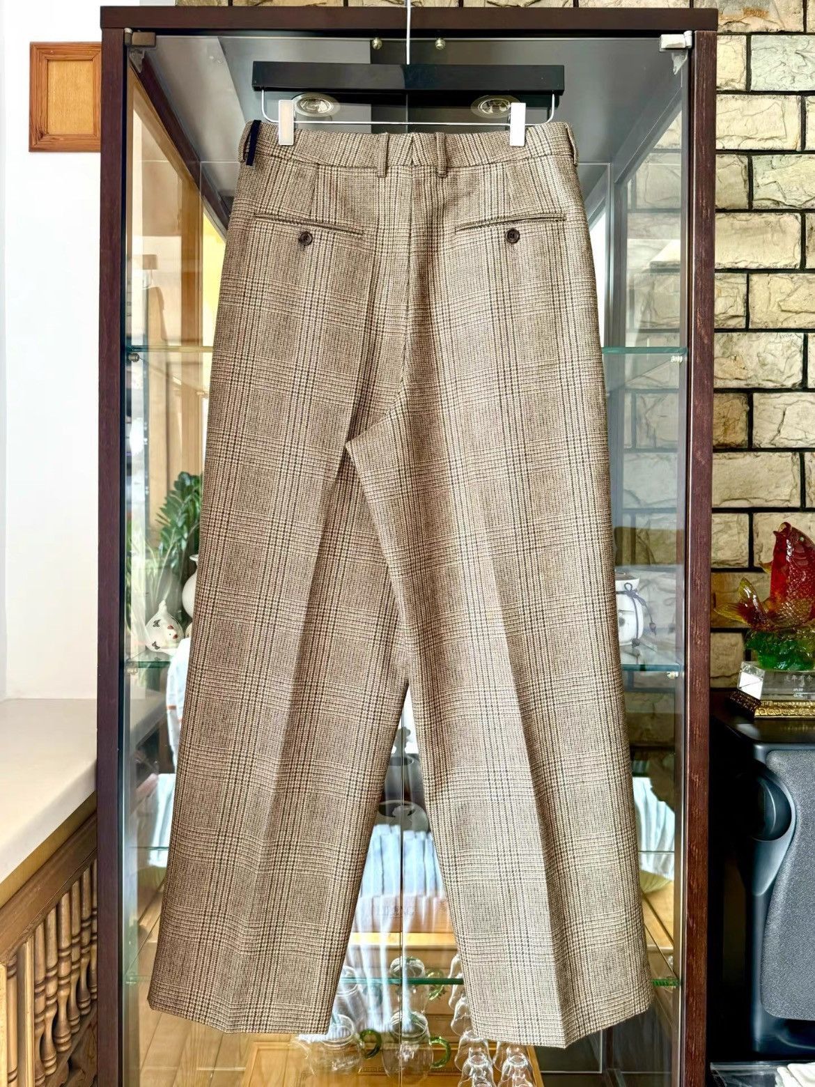 Celine Sz 48 Celine 23SS Plaid Pattern Trousers Size US 32 / EU 48 - 4 Thumbnail