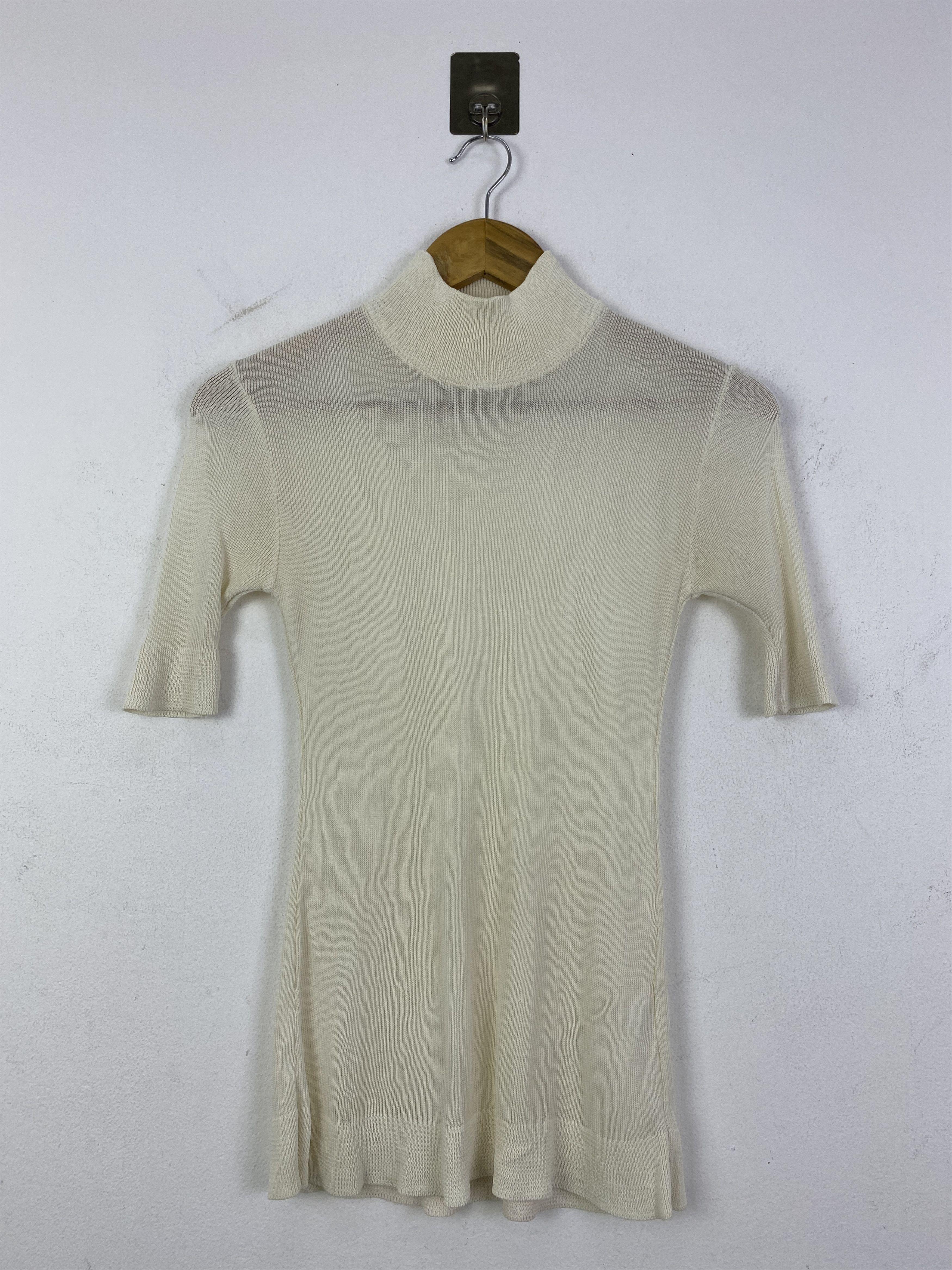 Issey Miyake Vintage Issey Miyake Turtle Neck Shirt J0109 Size US XXS / EU 40 - 1 Thumbnail