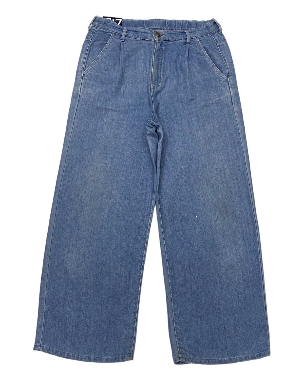 image of Avant Garde x Kapital Baggy Jeans Wide Leg C17 45Rpm Kapital Baggy Pants Style in Blue (Size 32)